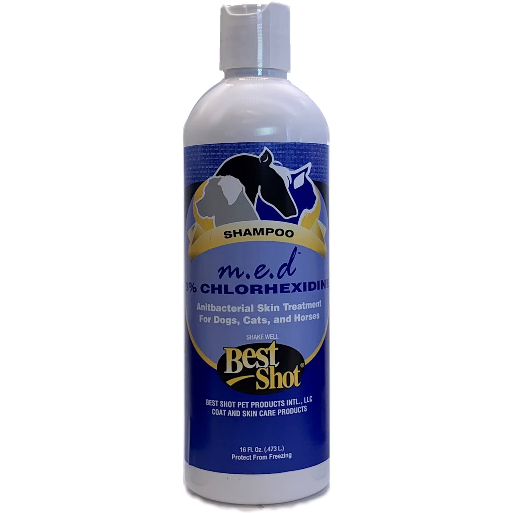 Best Shot M.E.D. 3% Chlorhexidine Dog, Cat & Horse Skin Treatment, 16-fl oz bottle — view 2