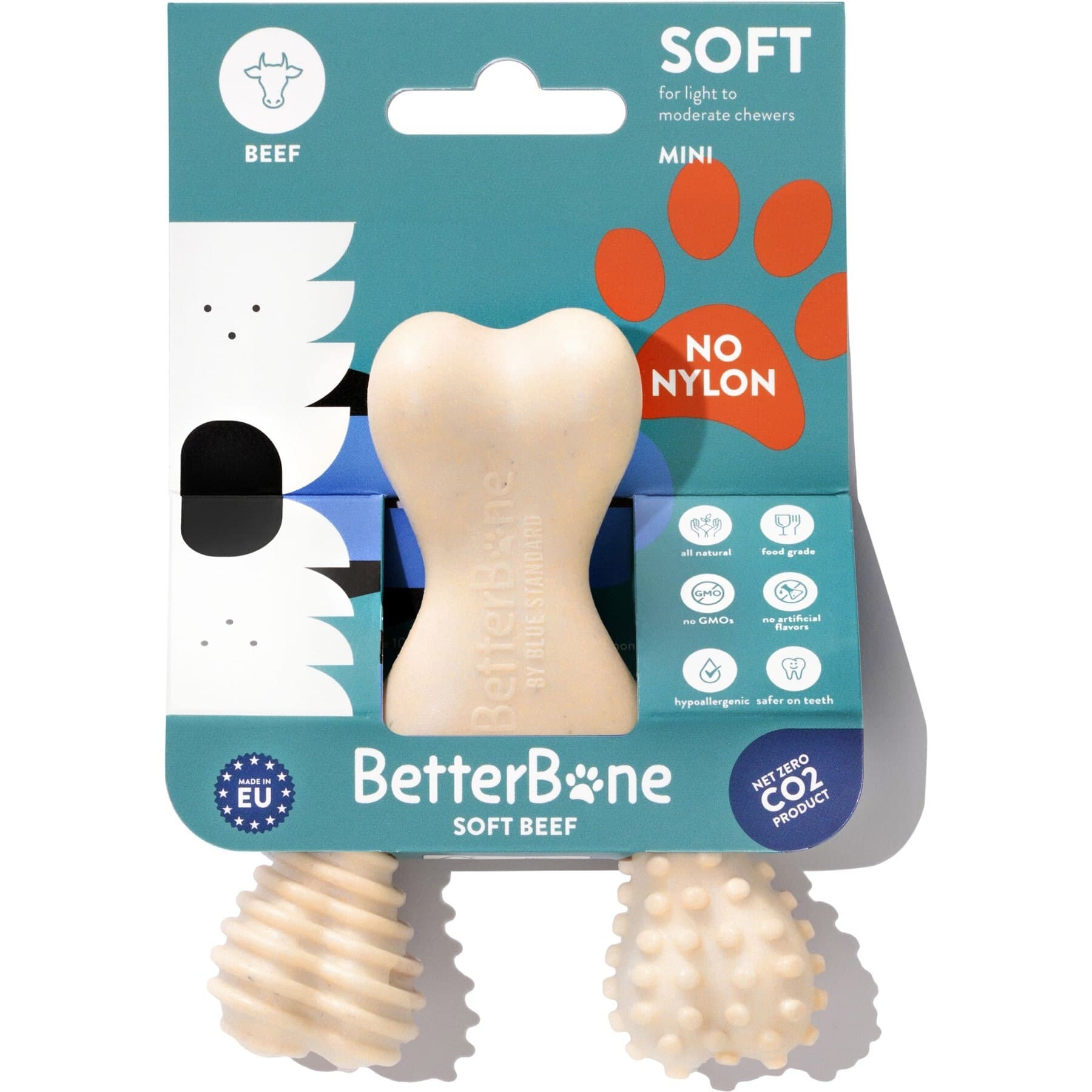 BetterBone Soft Density Classic Beef Flavor Dog Chew Toy, Large — view 2