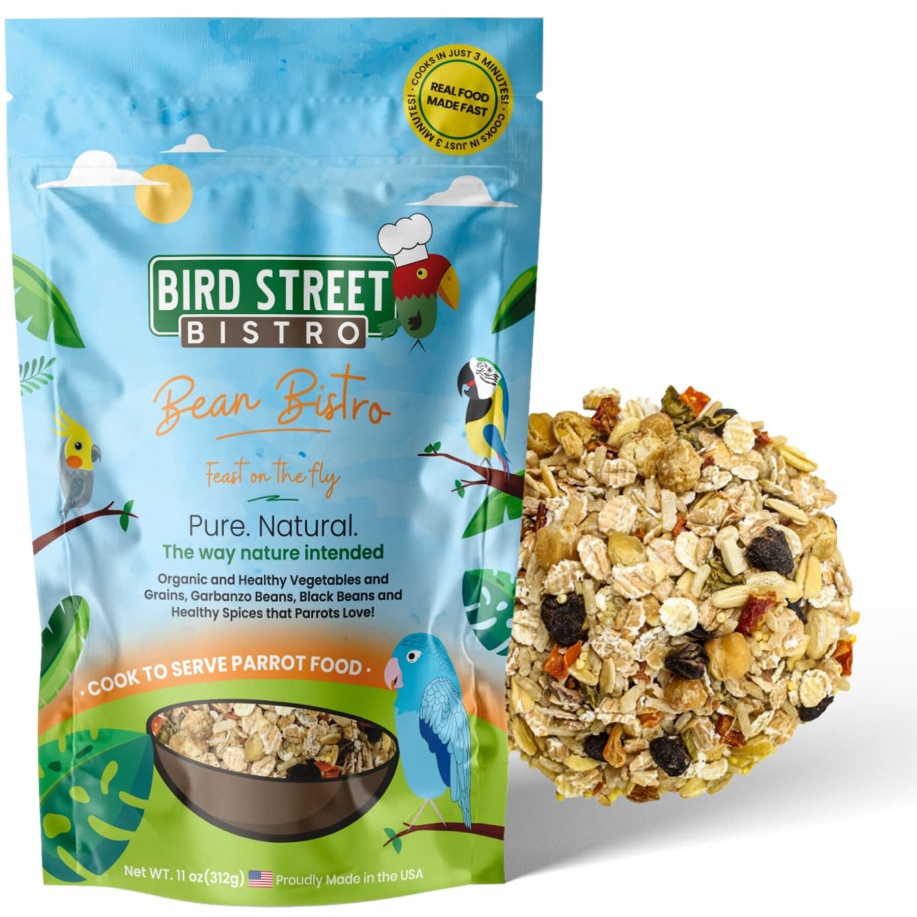Bird Street Bistro Bean Feast on the Fly Cook To Serve Bird Food — view 3