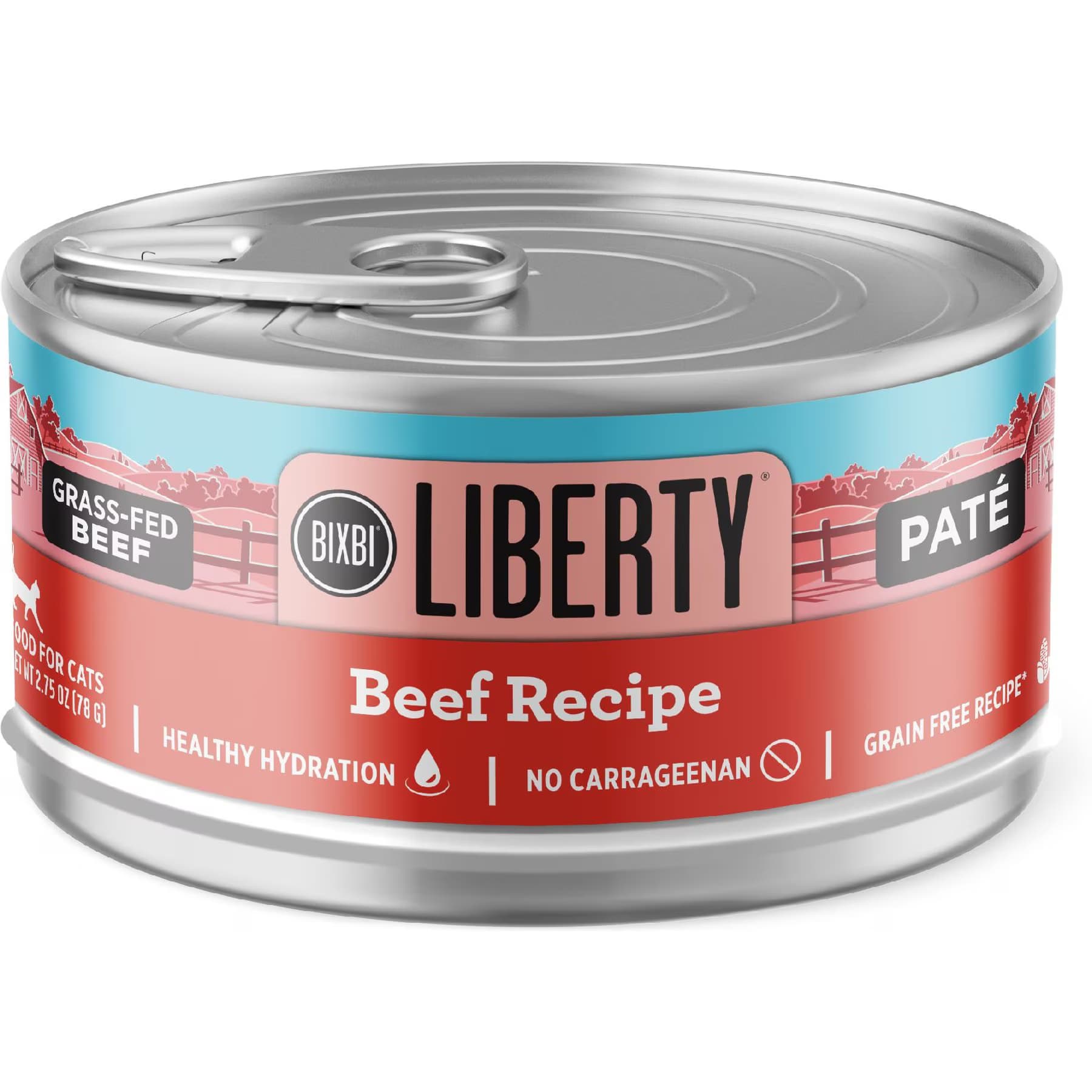 BIXBI BIXBI Liberty Beef Pate Recipe Grain-Free Wet Cat Food