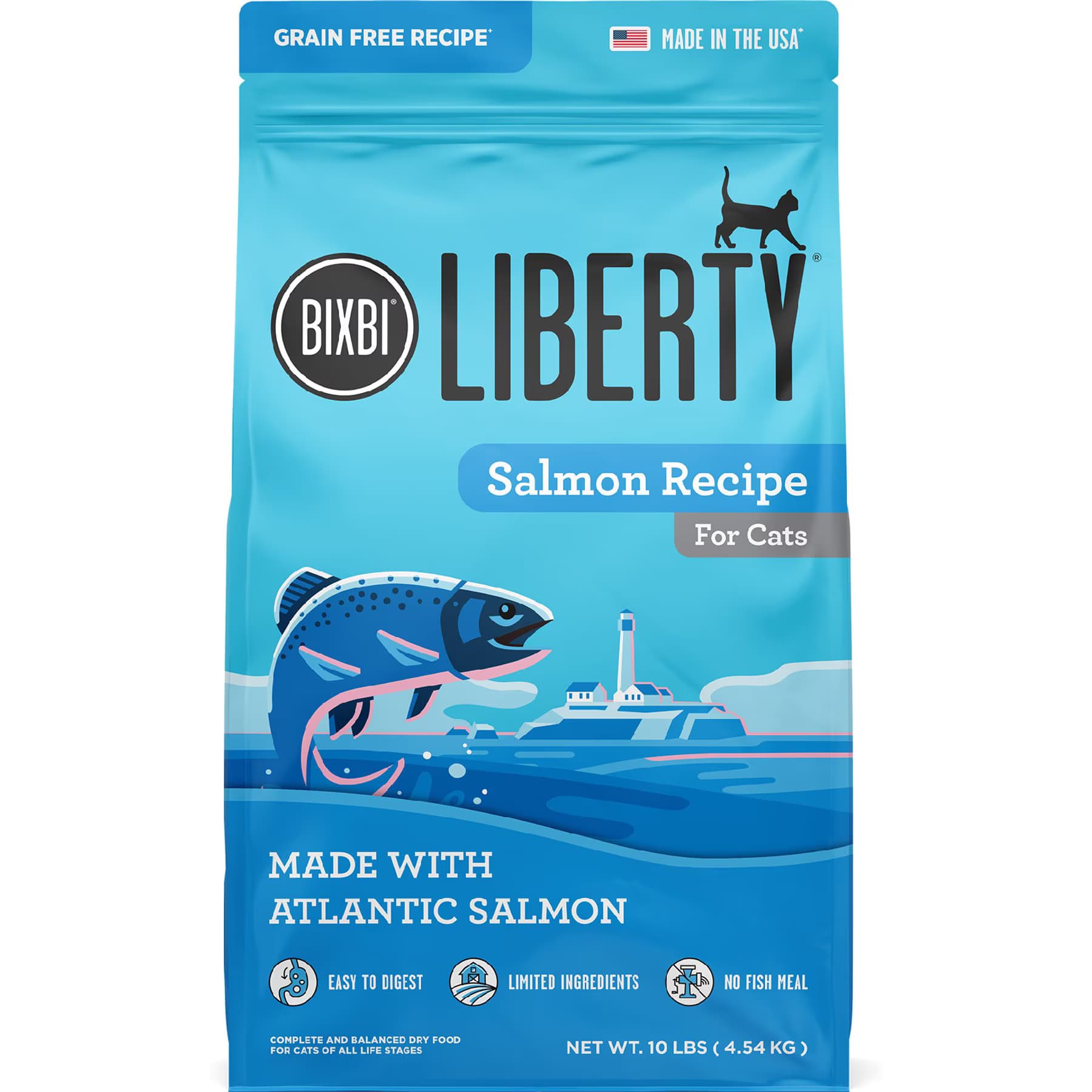BIXBI Liberty Salmon Recipe Grain-Free Dry Cat Food — view 2