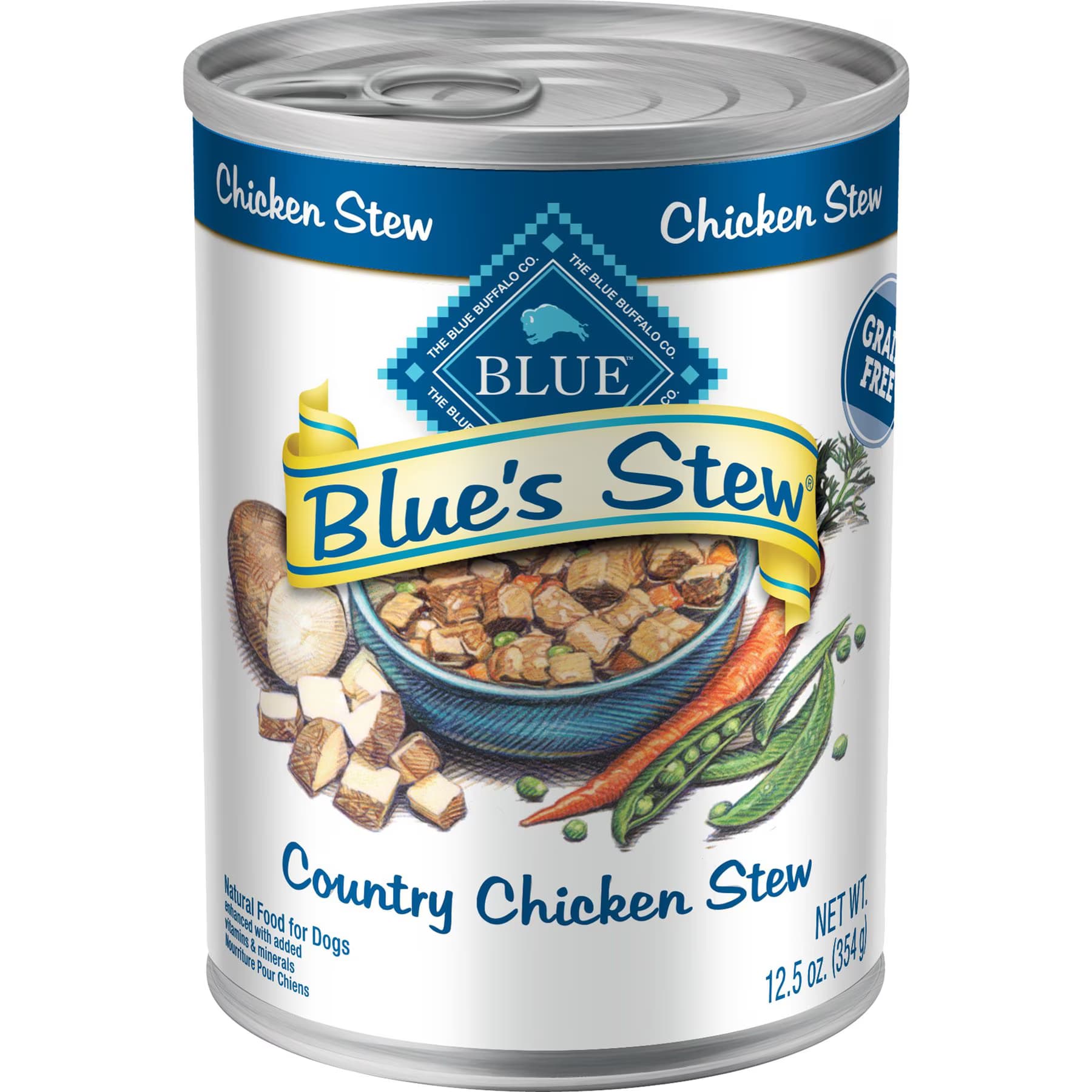 Blue Buffalo Blue's Country Chicken Stew Grain-Free Canned Dog Food — view 2