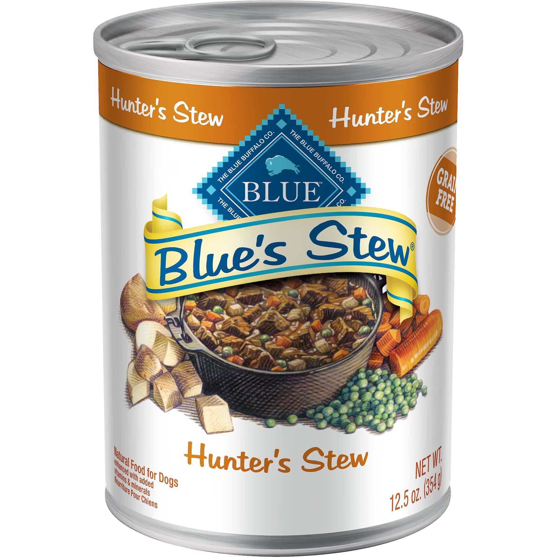 Blue Buffalo Blue's Hunter's Stew Grain-Free Canned Dog Food, 12.5-oz — view 2