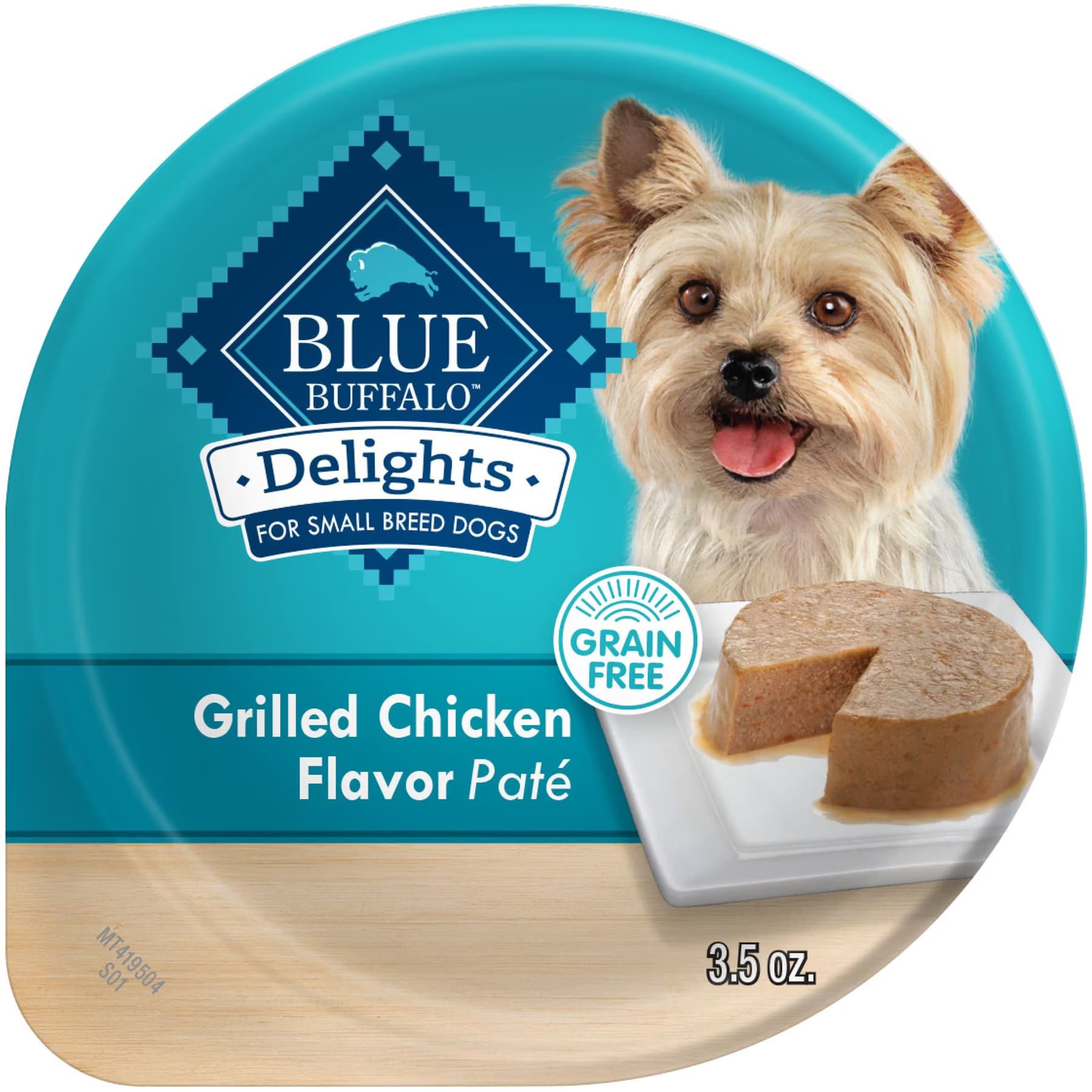 Blue Buffalo Blue Buffalo Divine Delights Grilled Chicken Flavor Pate Dog Food Trays, 3.5-oz
