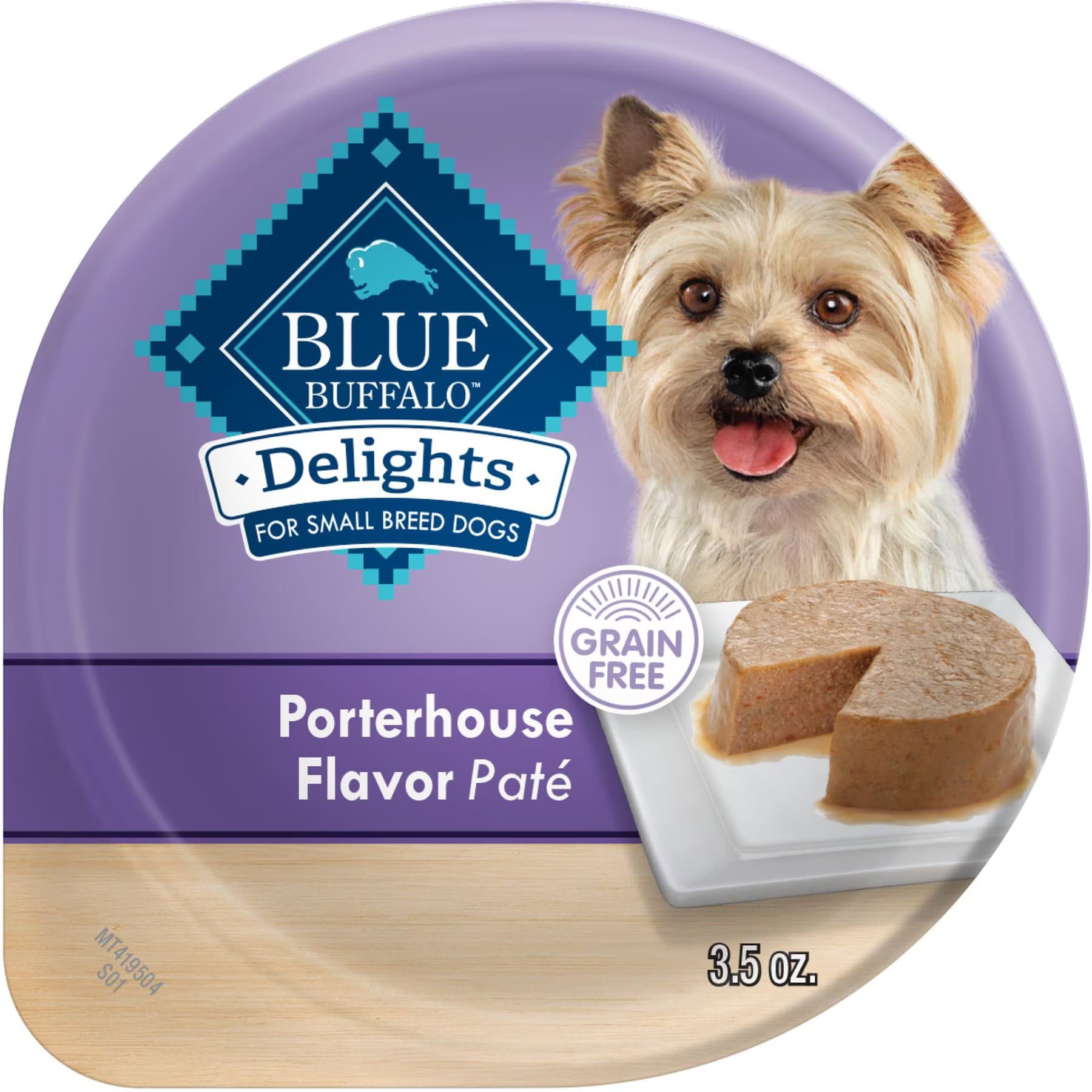 Blue Buffalo Blue Buffalo Divine Delights Porterhouse Flavor Pate Dog Food Trays, 3.5-oz