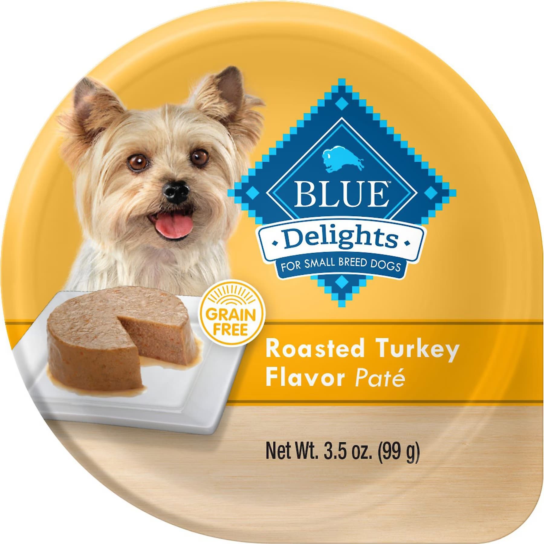 Blue Buffalo Divine Delights Roasted Turkey Flavor Pate Dog Food Trays — view 2