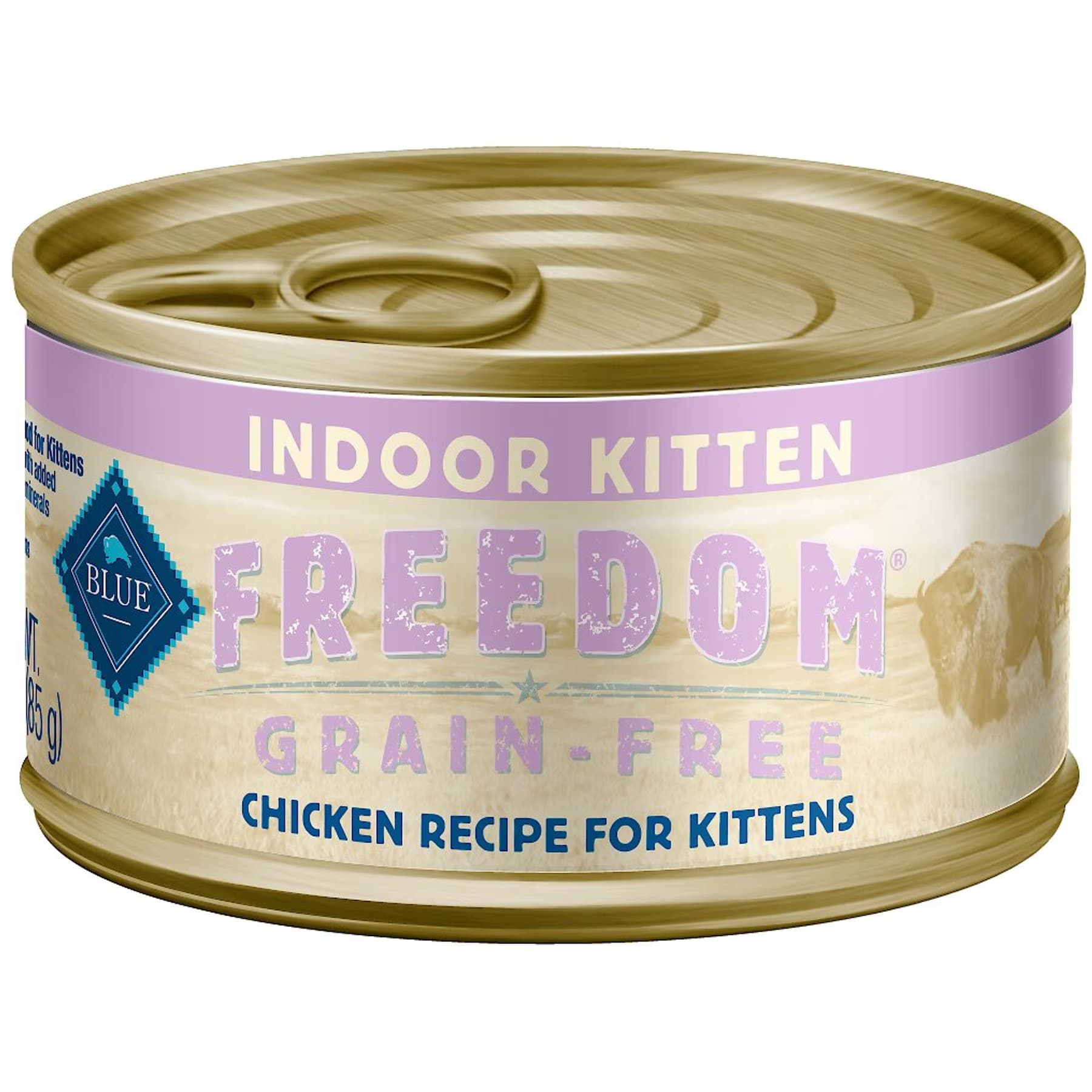 Blue Buffalo Blue Buffalo Freedom Indoor Kitten Chicken Recipe Grain-Free Canned Cat Food, 3-oz