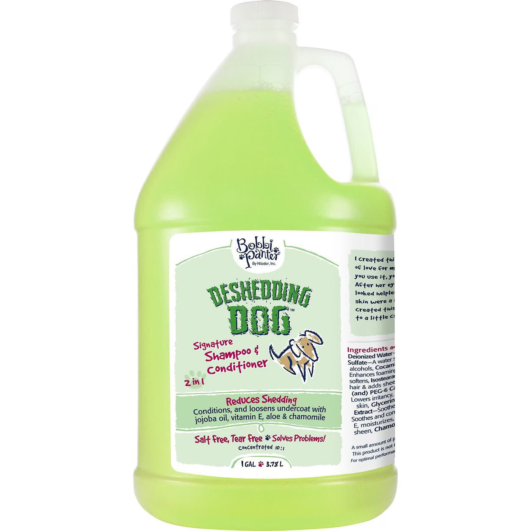 Bobbi Panter Bobbi Panter Signature 2 in 1 Deshedding & Detangling Dog Shampoo, 10-fl oz bottle