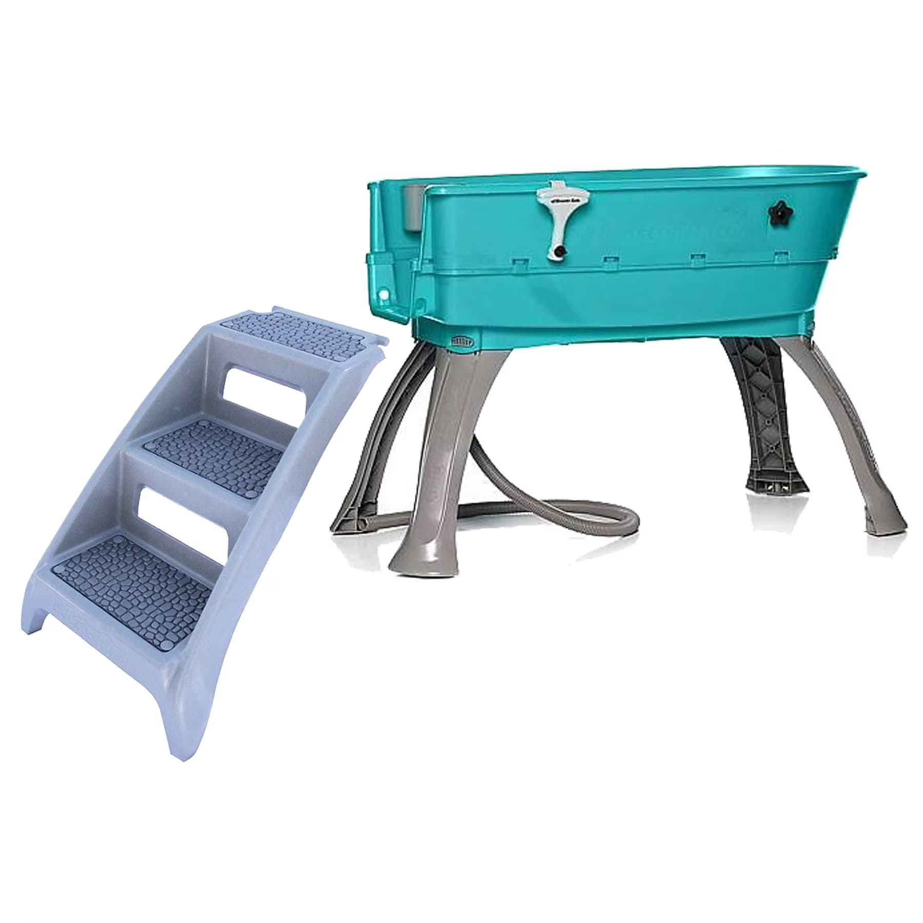 Booster Bath Booster Bath Elevated Dog Bathing & Grooming Center + Elevated Dog Bathing & Grooming Center Steps