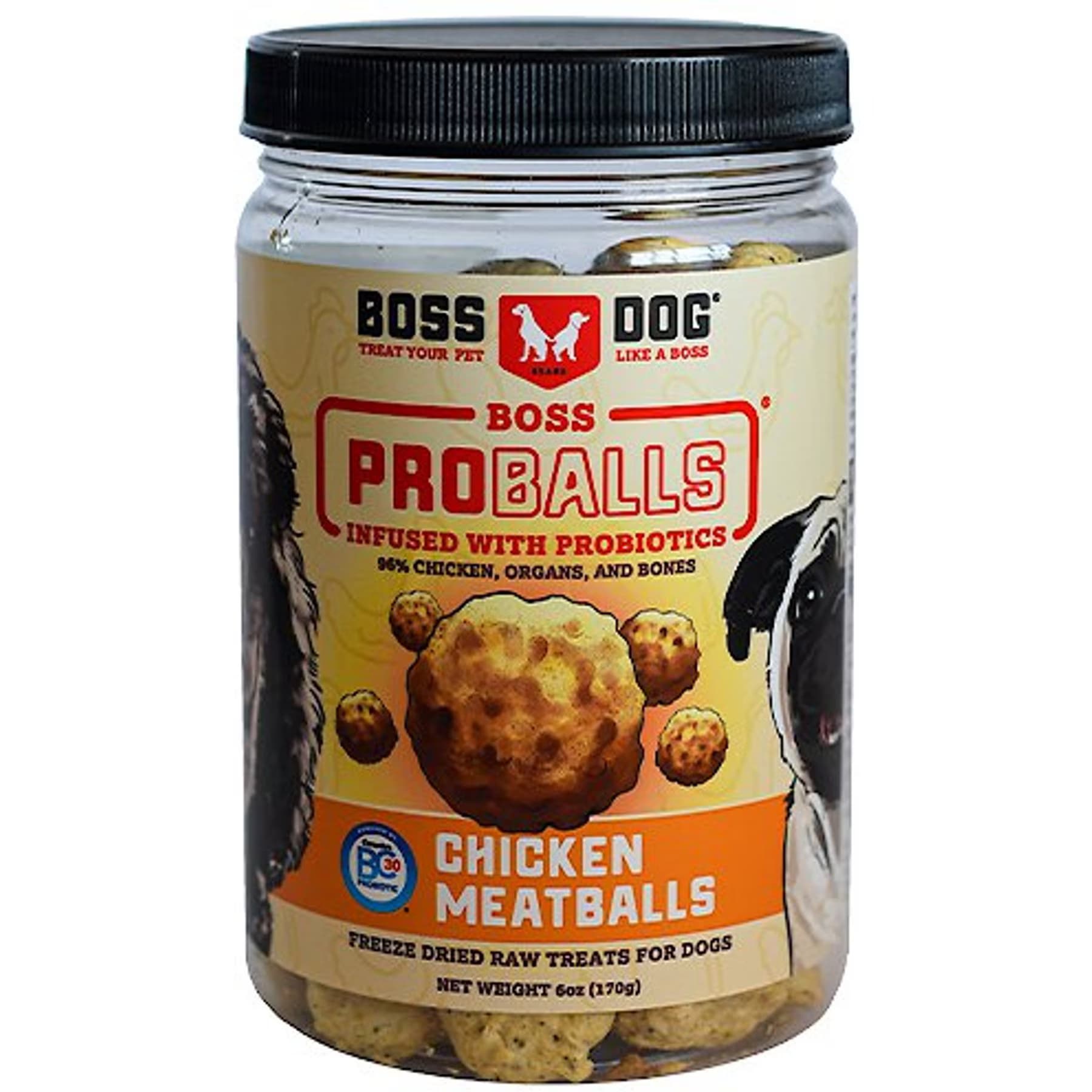 Boss Dog Boss Dog Proballs Chicken Chicken Meatballs Freeze-Dried Dog Treats