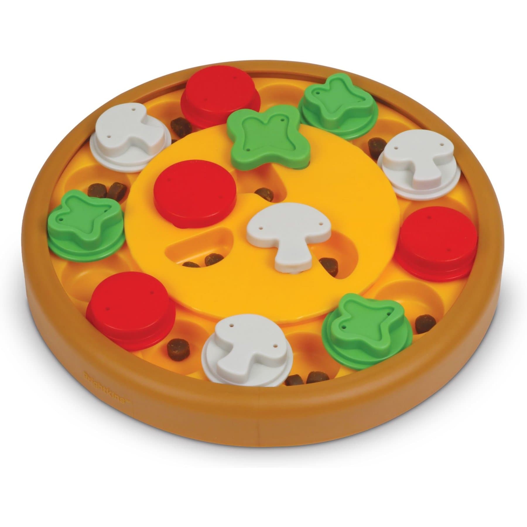 Brightkins Brightkins Pizza Party! Treat Puzzle Dog toy