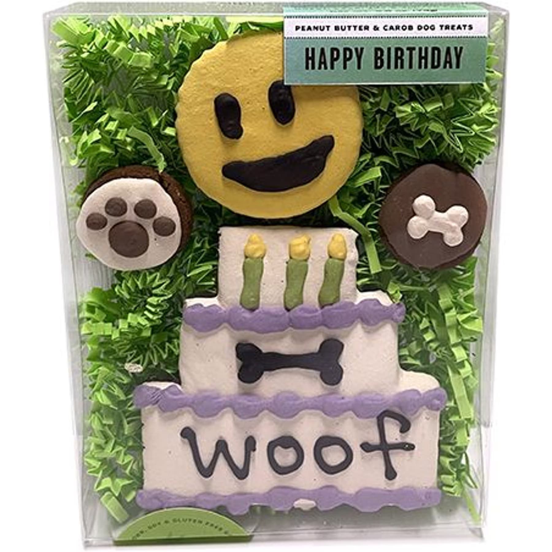 Bubba Rose Biscuit Co. Bubba Rose Biscuit Co. Natural Peanut Butter Flavored Happy Birthday Crunchy Dog Treats