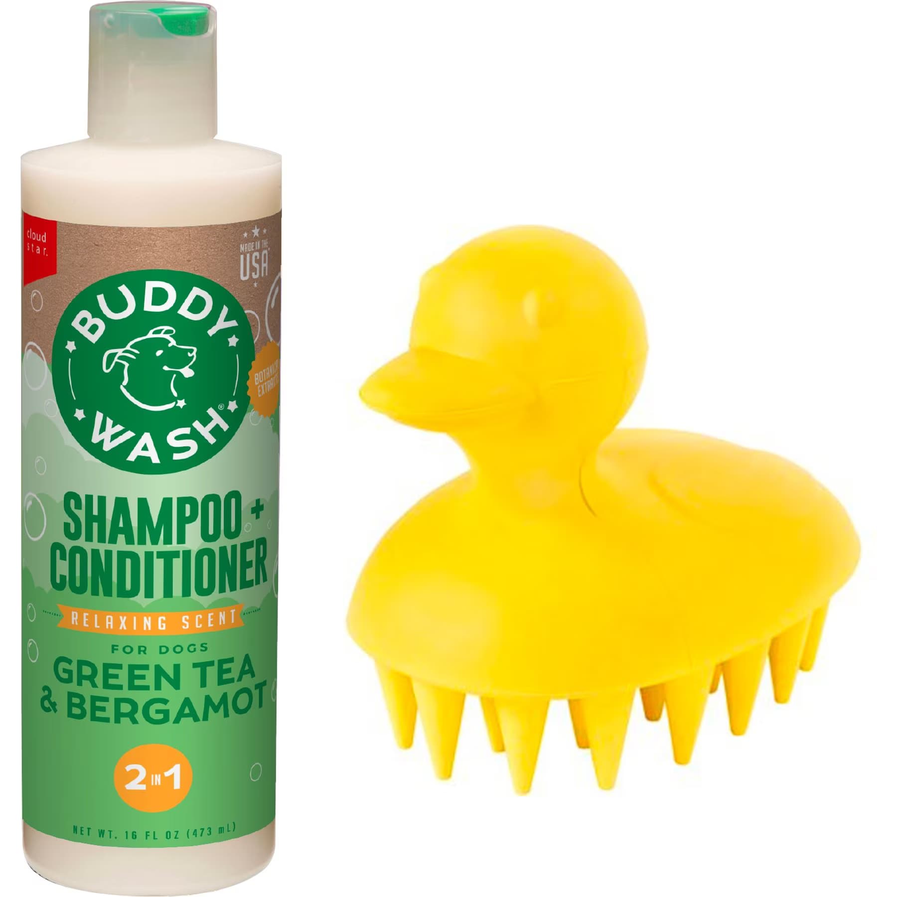 Frisco||Buddy Wash Buddy Wash Relaxing Green Tea & Bergamot Dog Shampoo & Conditioner