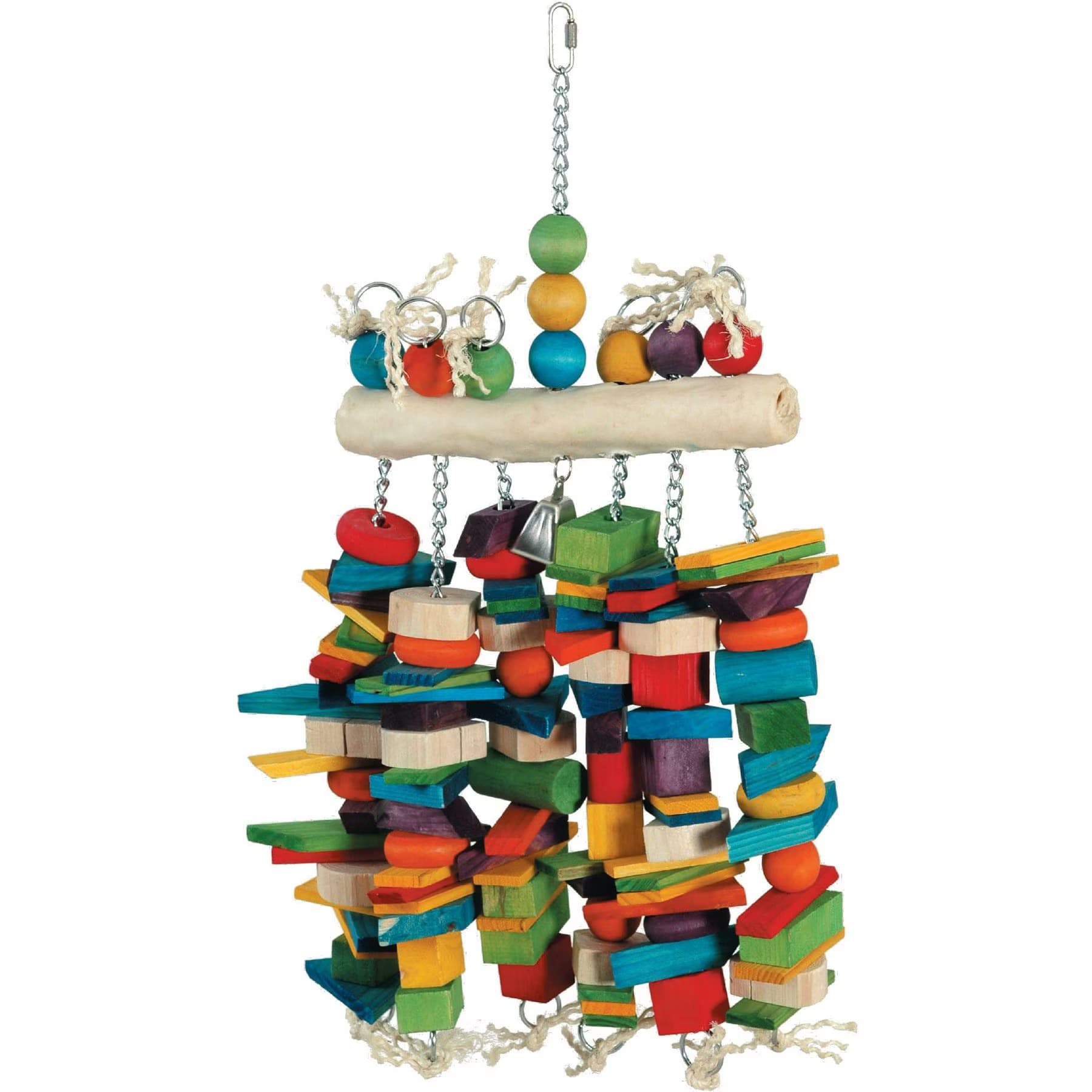 Caitec Featherland Paradise Rawhide Log Bird Toy, Medium — view 2