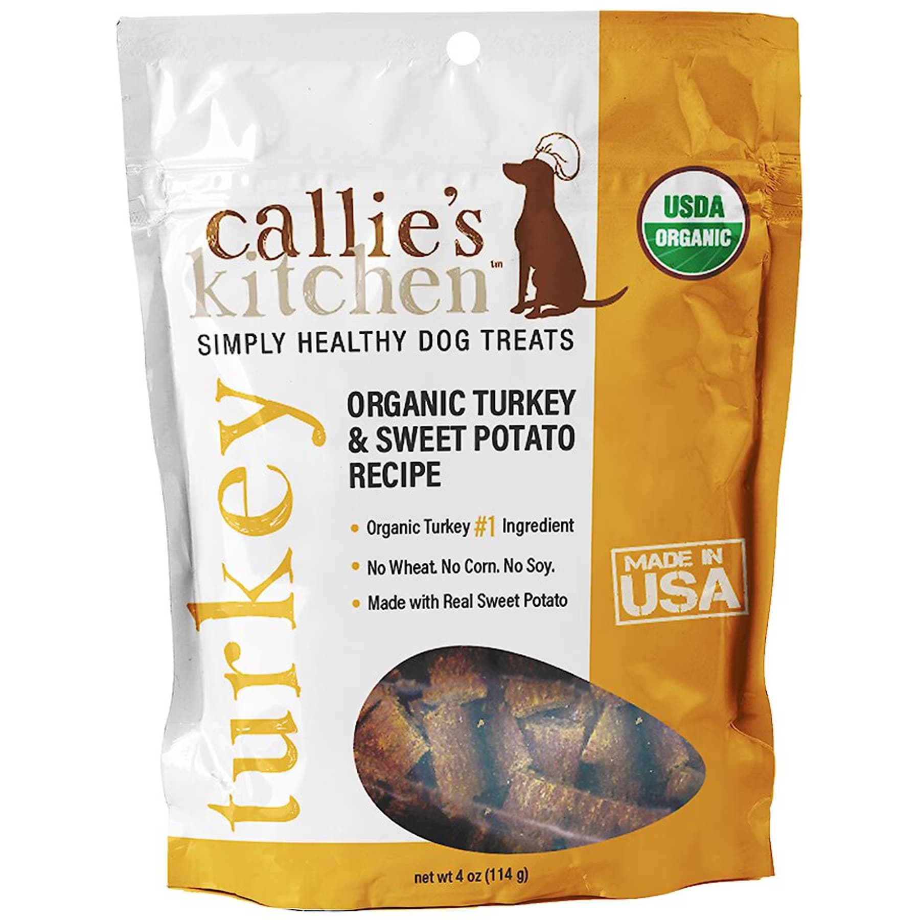 Callie's Kitchen Callie's Kitchen Organic Turkey & Sweet Potato Recipe Dog Treats