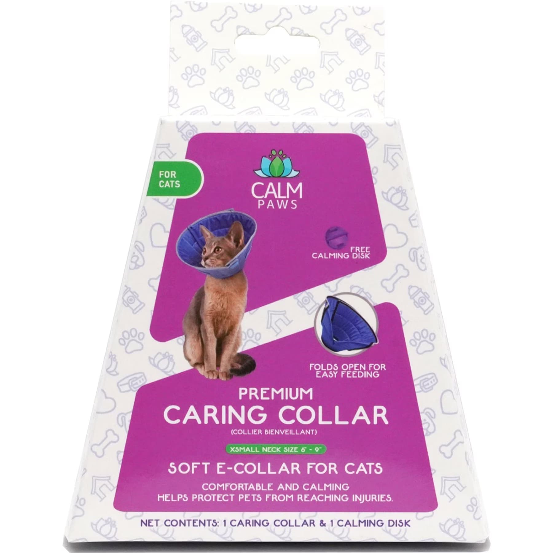 Calm Paws Calm Paws Recovery Caring Cat Collar, X-Small