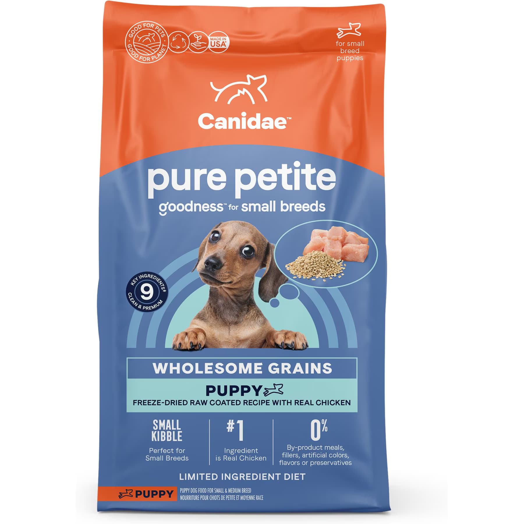 CANIDAE CANIDAE Pure Petite Premium Recipe Puppy Chicken & Wholesome Grains Dry Dog Food