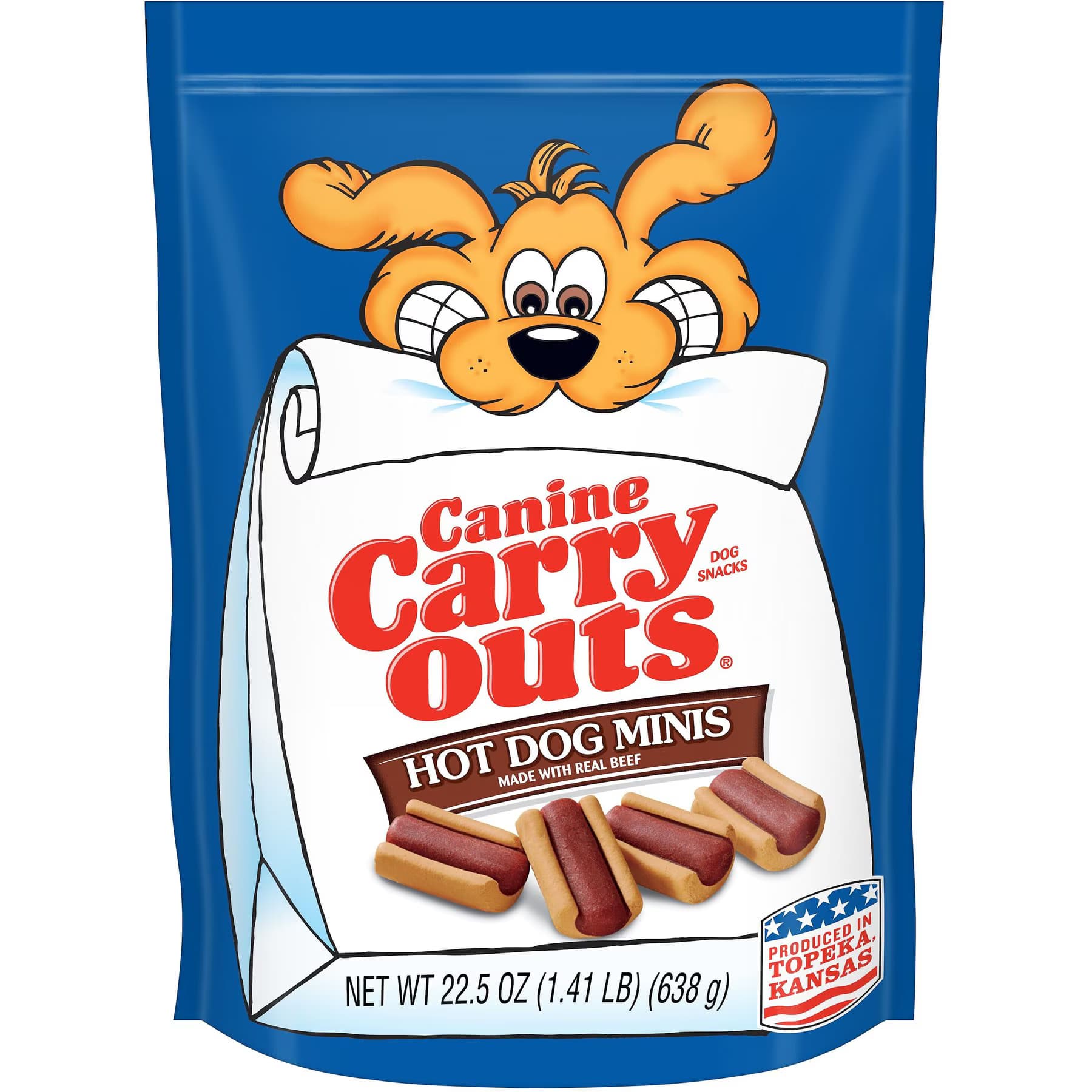 Canine Carry Outs Beef Flavor Hot Dog Minis Dog Treats — view 4