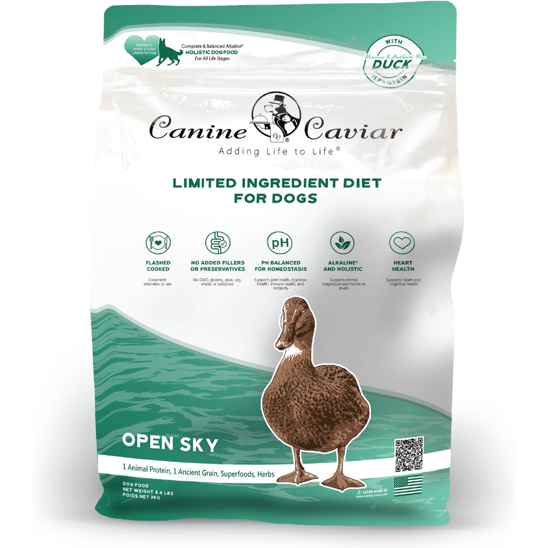 Canine Caviar Canine Caviar Open Sky Duck Limited Ingredient Diet Alkaline Dry Dog Food