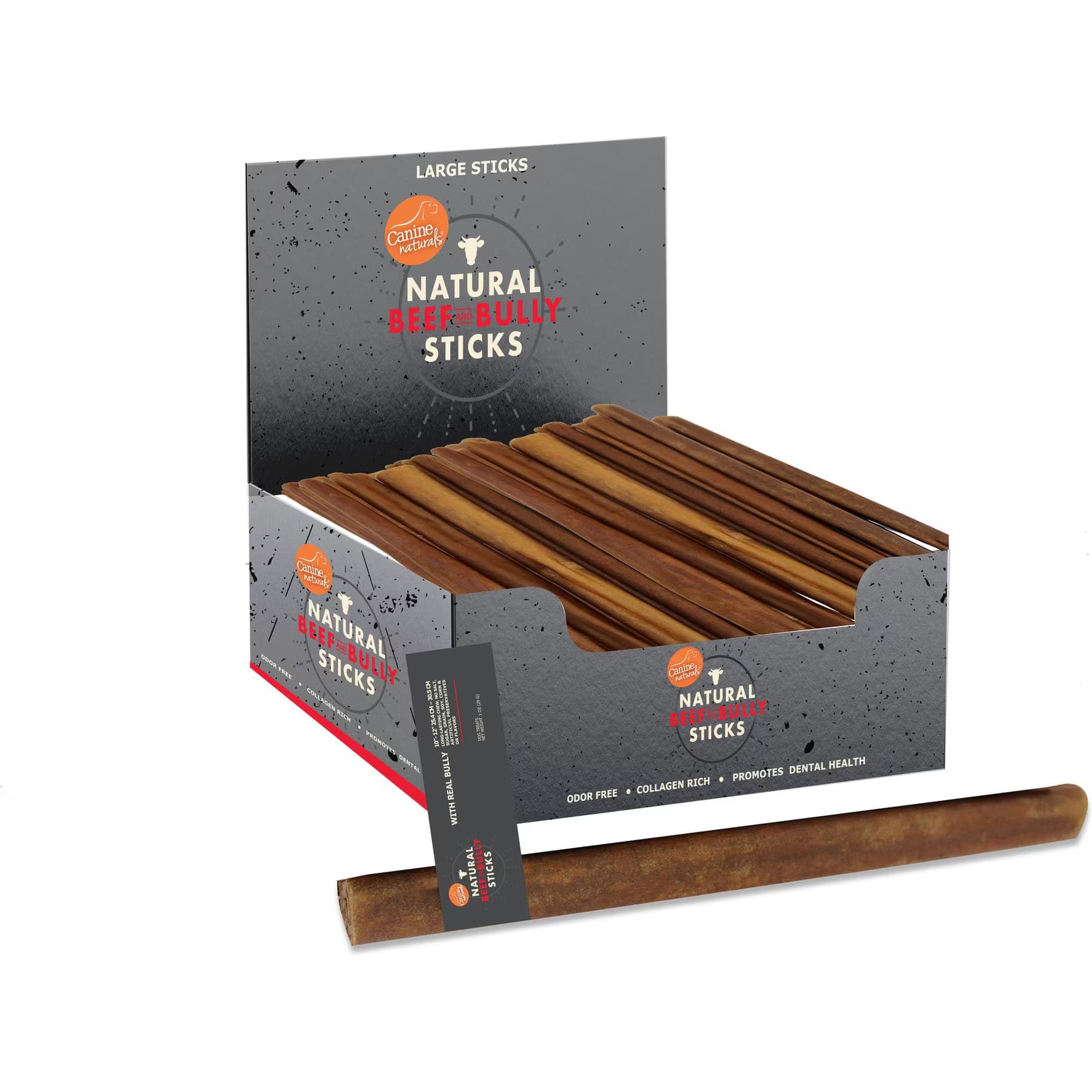 Canine Naturals Canine Naturals Beef & Bully Sticks, Large