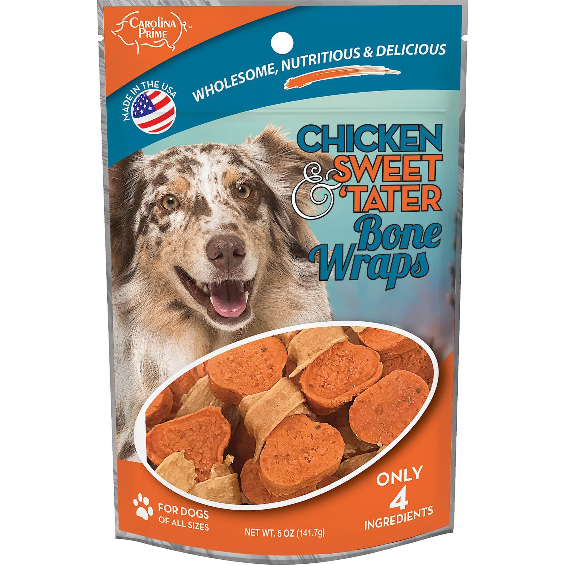 Carolina Prime Pet Carolina Prime Pet Chicken & Sweet ‘Tater Bone Wraps Dog Treats