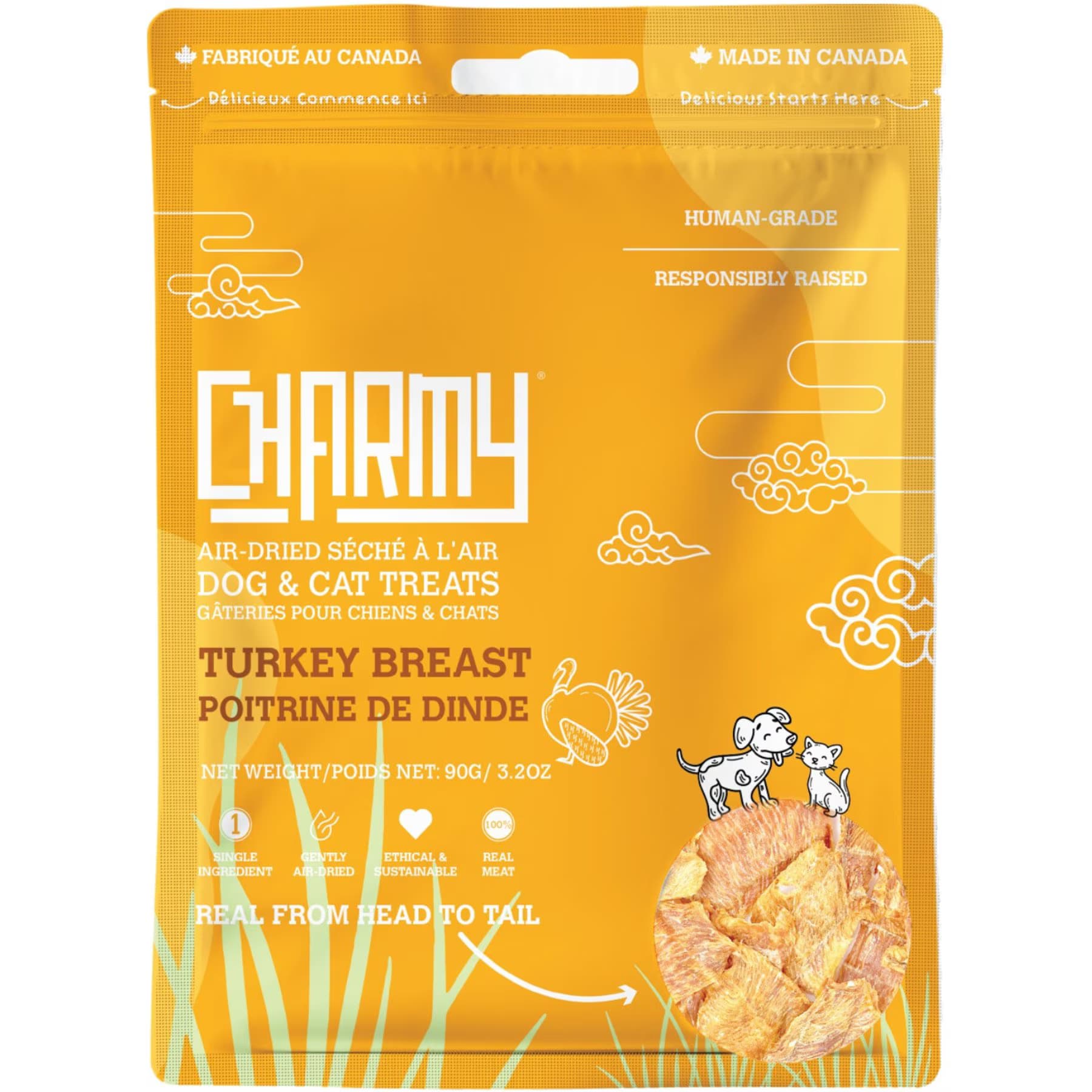 Charmy Charmy Turkey Breast Air-Dried Dog & Cat Treats