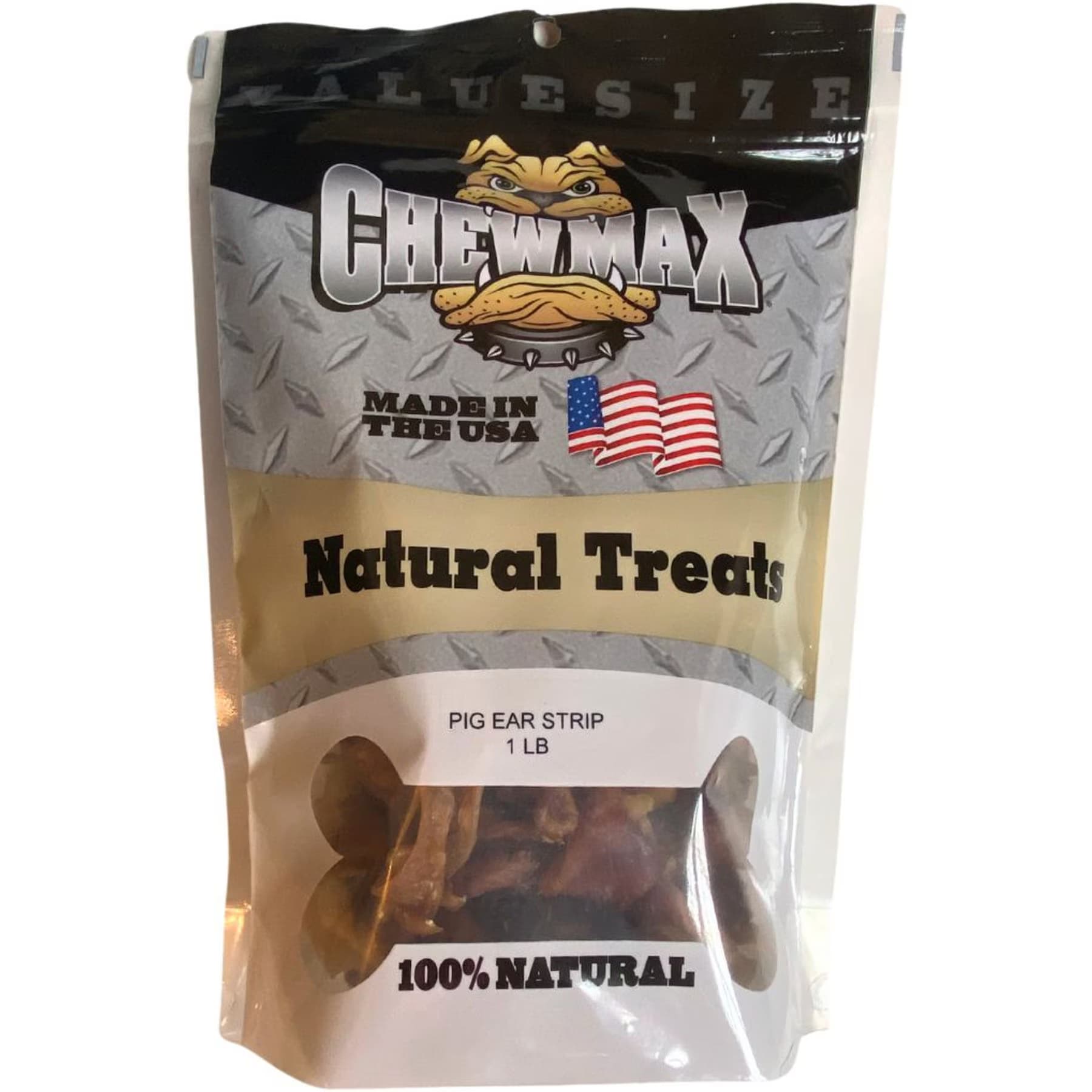 ChewMax Pet Products ChewMax Pet Products Piggy Strips Natural Chew Dog Treats