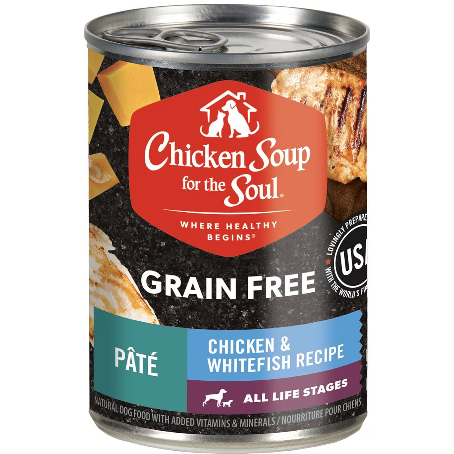 Chicken Soup for the Soul Chicken Soup for the Soul Chicken & Whitefish Recipe Grain-Free Canned Dog Food