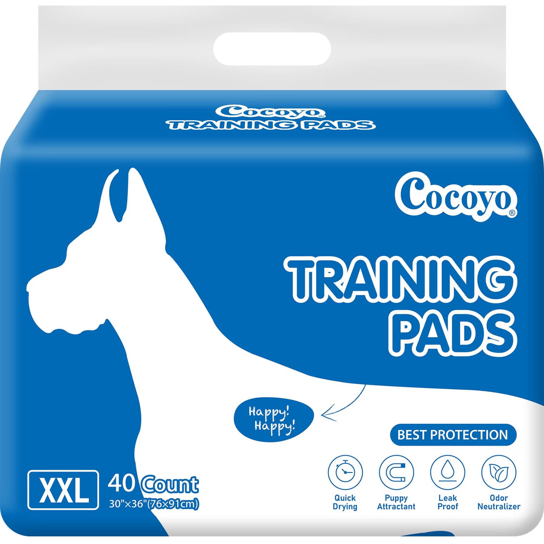 COCOYO COCOYO Best Value Dog Training Pad, 22-in x 22-in
