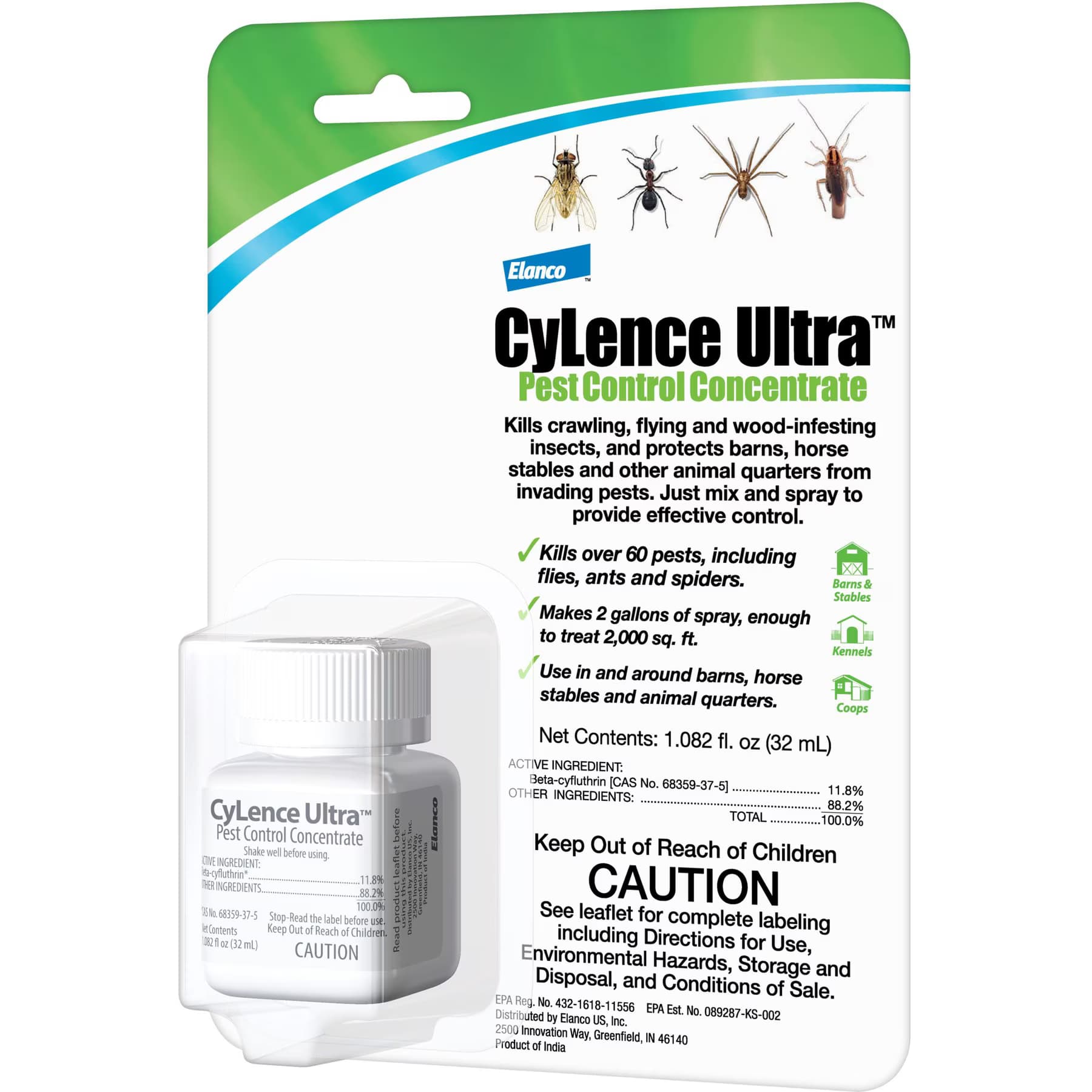 Elanco Elanco CyLence Ultra Pest Control Concentrate, 32-mL