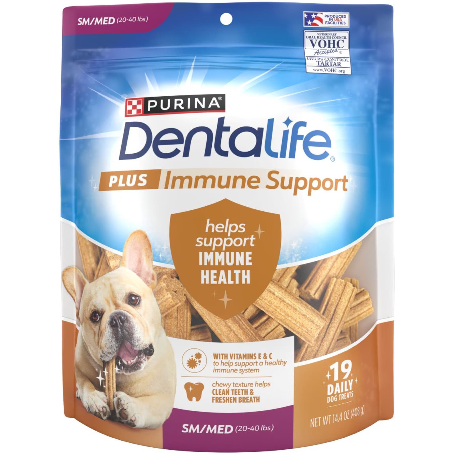 DentaLife Plus Immune Support Chicken, Apple & Blueberry Flavor Small/Medium Dental Dog Treats — view 3