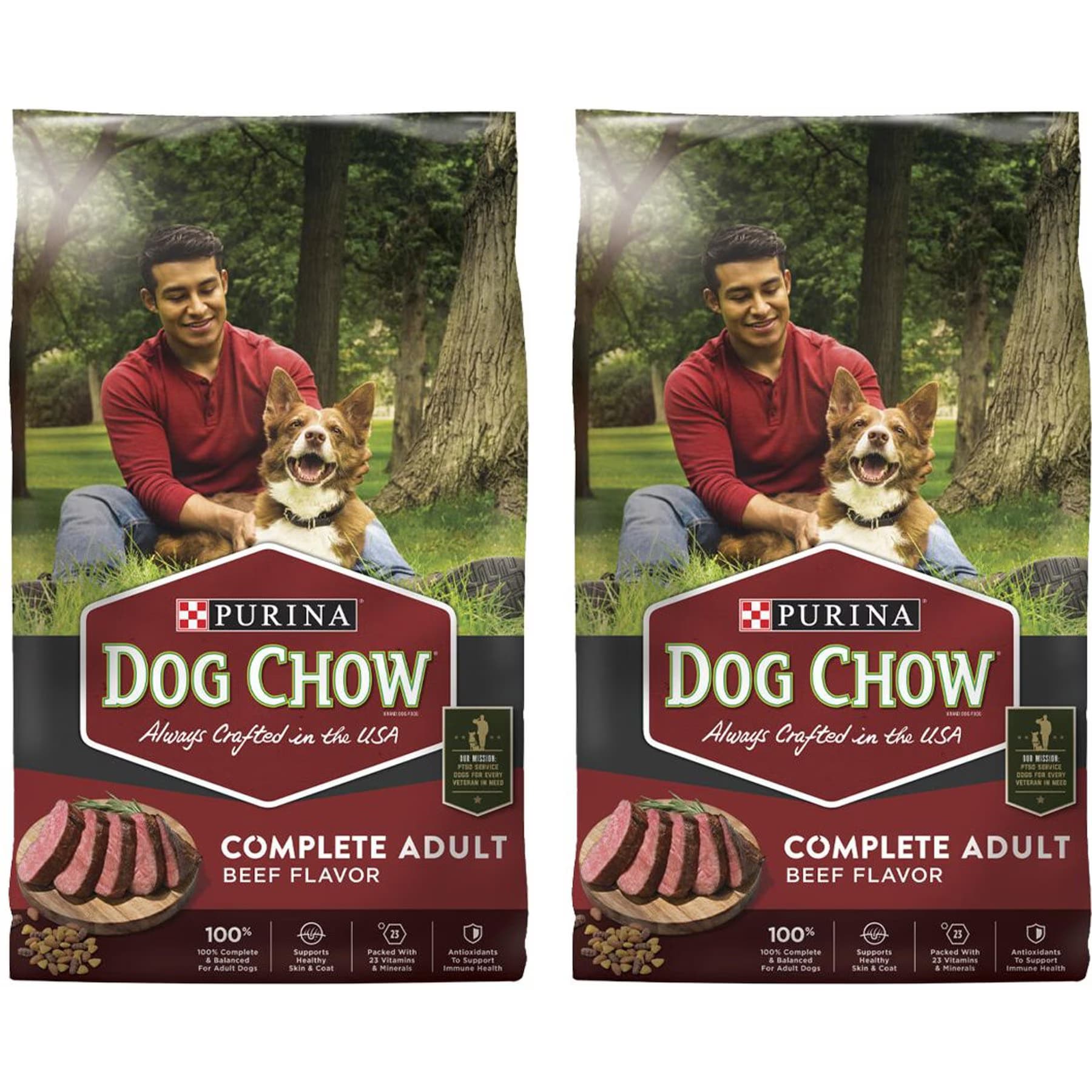 Dog Chow Complete Adult with Beef Flavor Dry Dog Food, 80-lb bundle — view 6