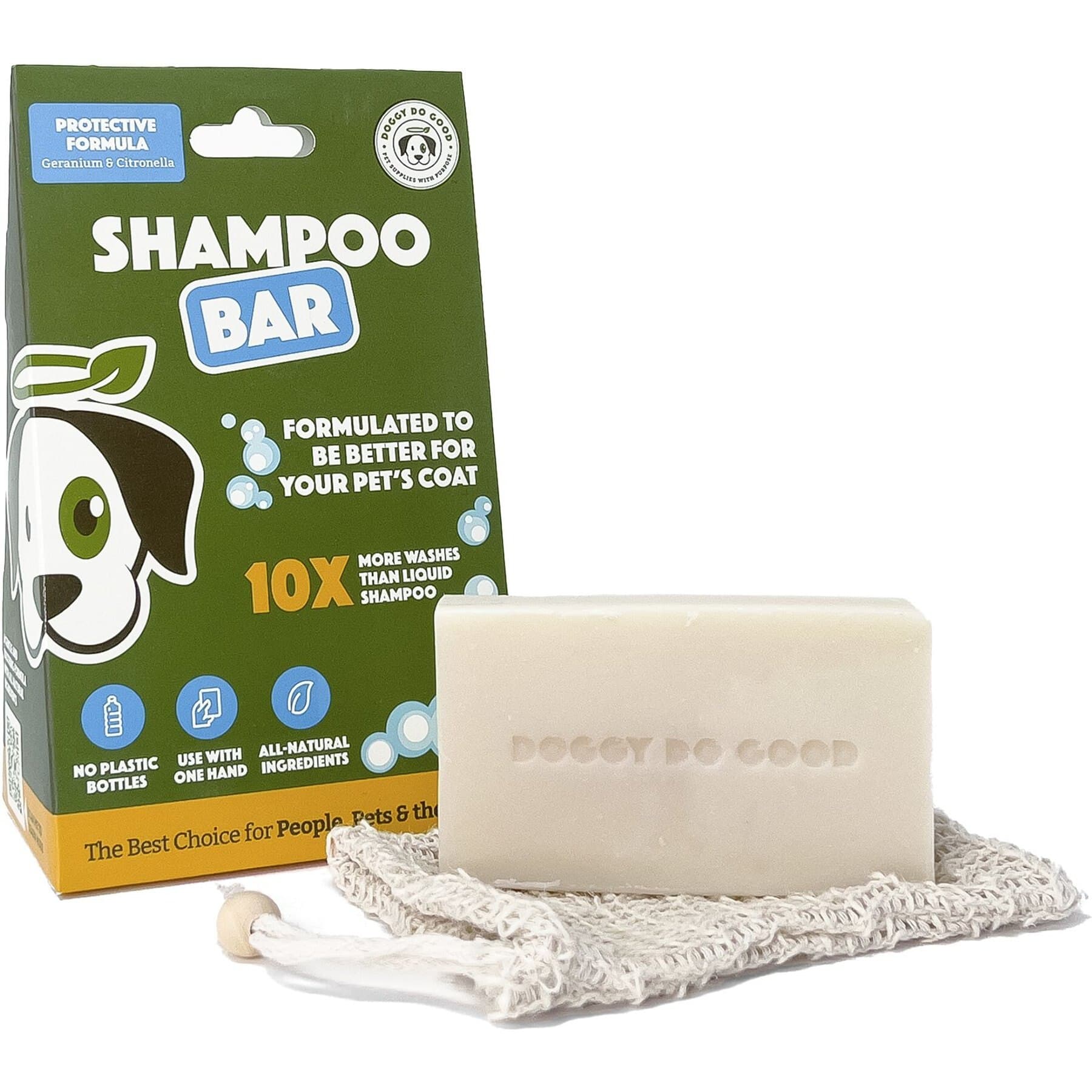 Doggy Do Good Doggy Do Good Protective Formula Geranium & Citronella Dog Shampoo Bar, 5-fl oz