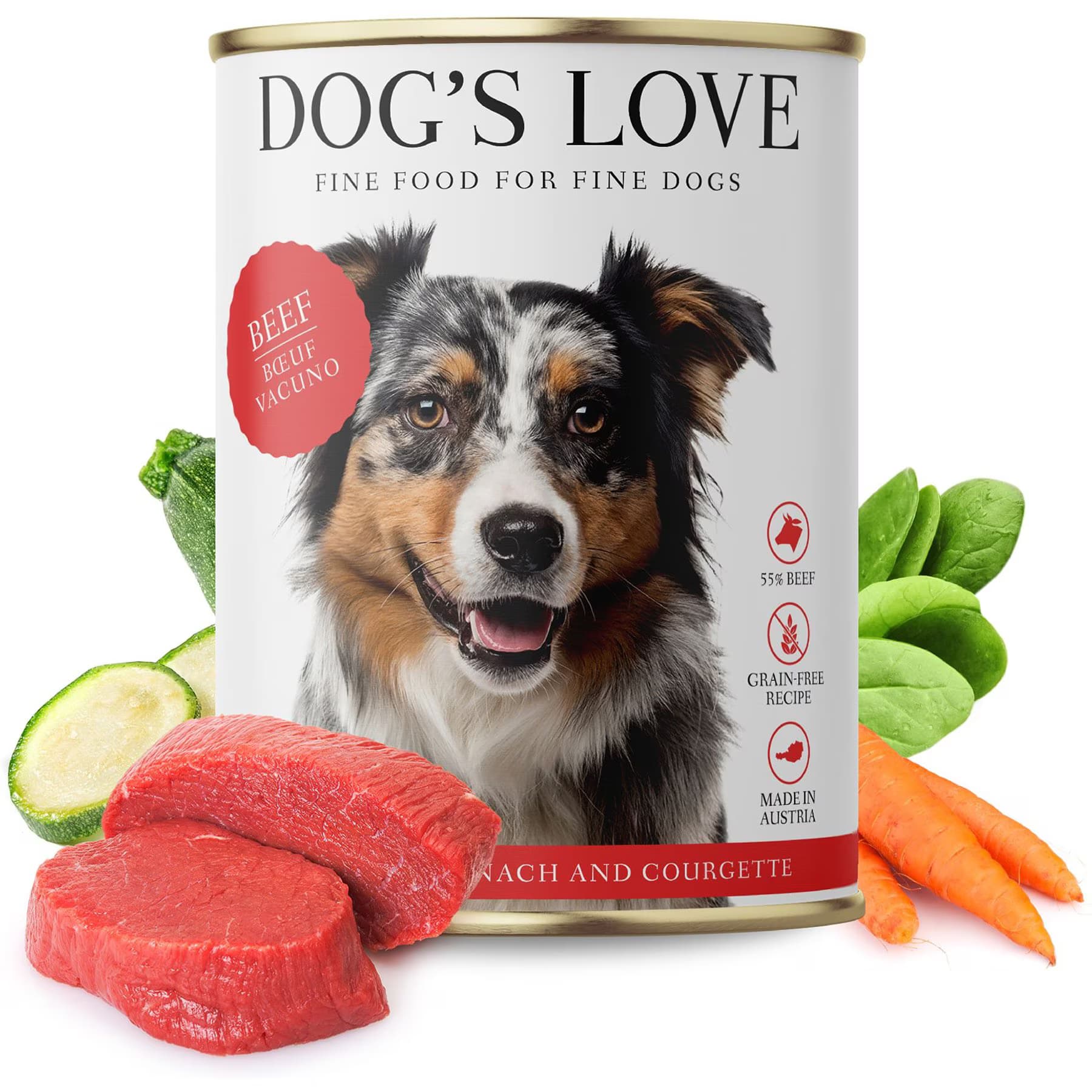 Dog's Love Dog’s Love Super Premium Natural Single Protein Limited Ingredient Adult Classic Beef Canned Dog Food