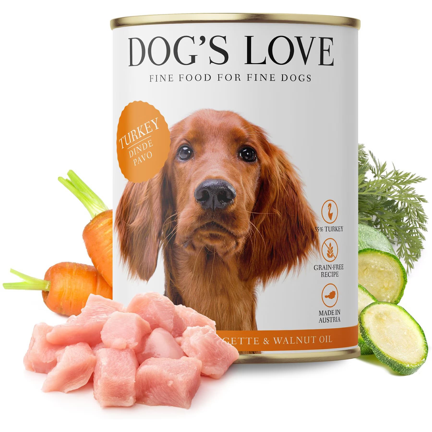 Dog's Love Dog's Love Super Premium Natural Single Protein Limited Ingredient Adult Classic Turkey Canned Dog Food