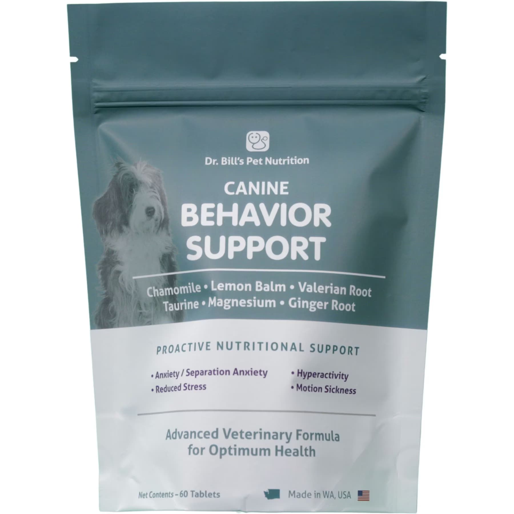 Dr. Bill's Pet Nutrition Dr. Bill’s Pet Nutrition Canine Behavior Support Dog Supplement