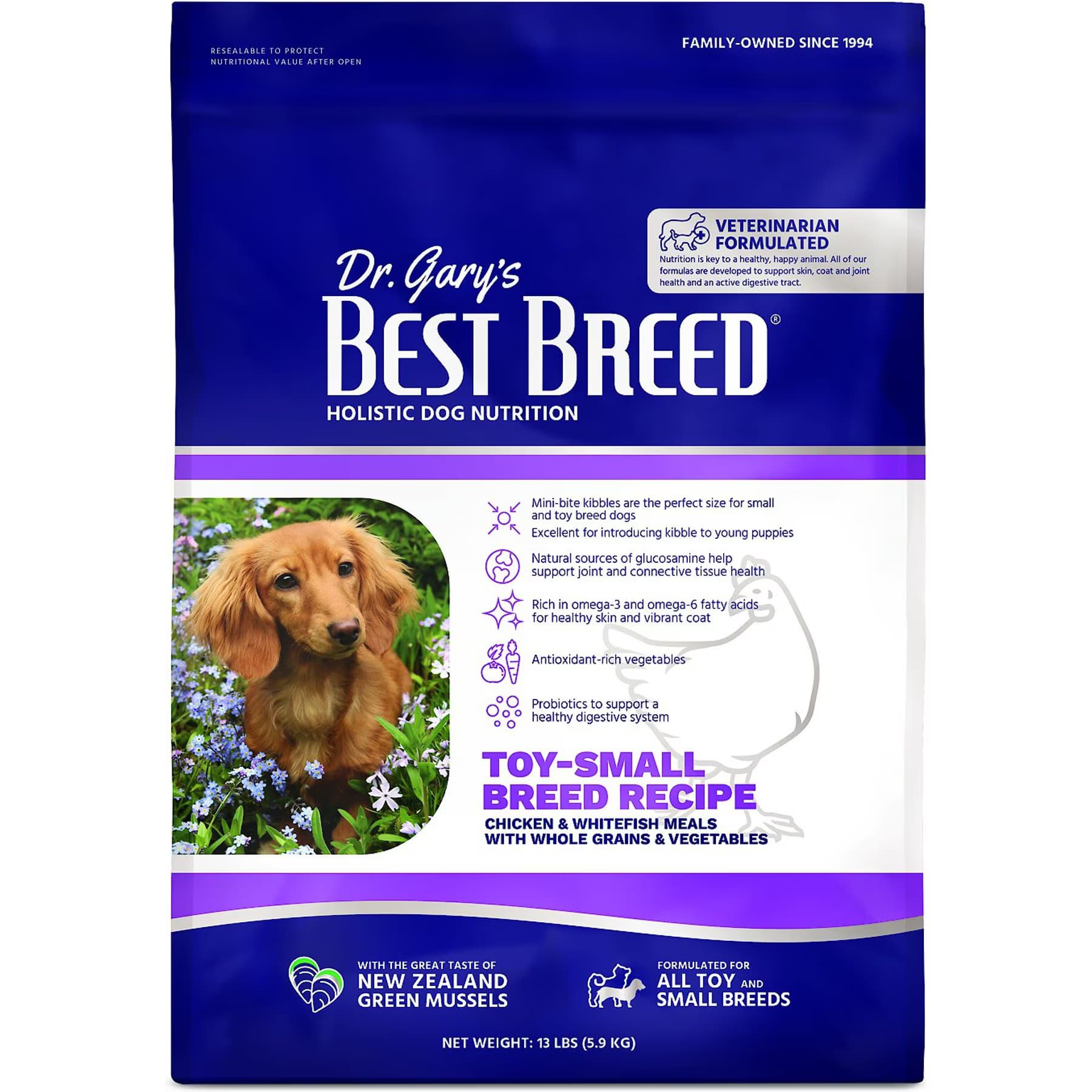 Dr. Gary's Best Breed Dr. Gary’s Best Breed Chicken & Whitefish Meals Toy-Small Breed Recipe Dry Dog Food