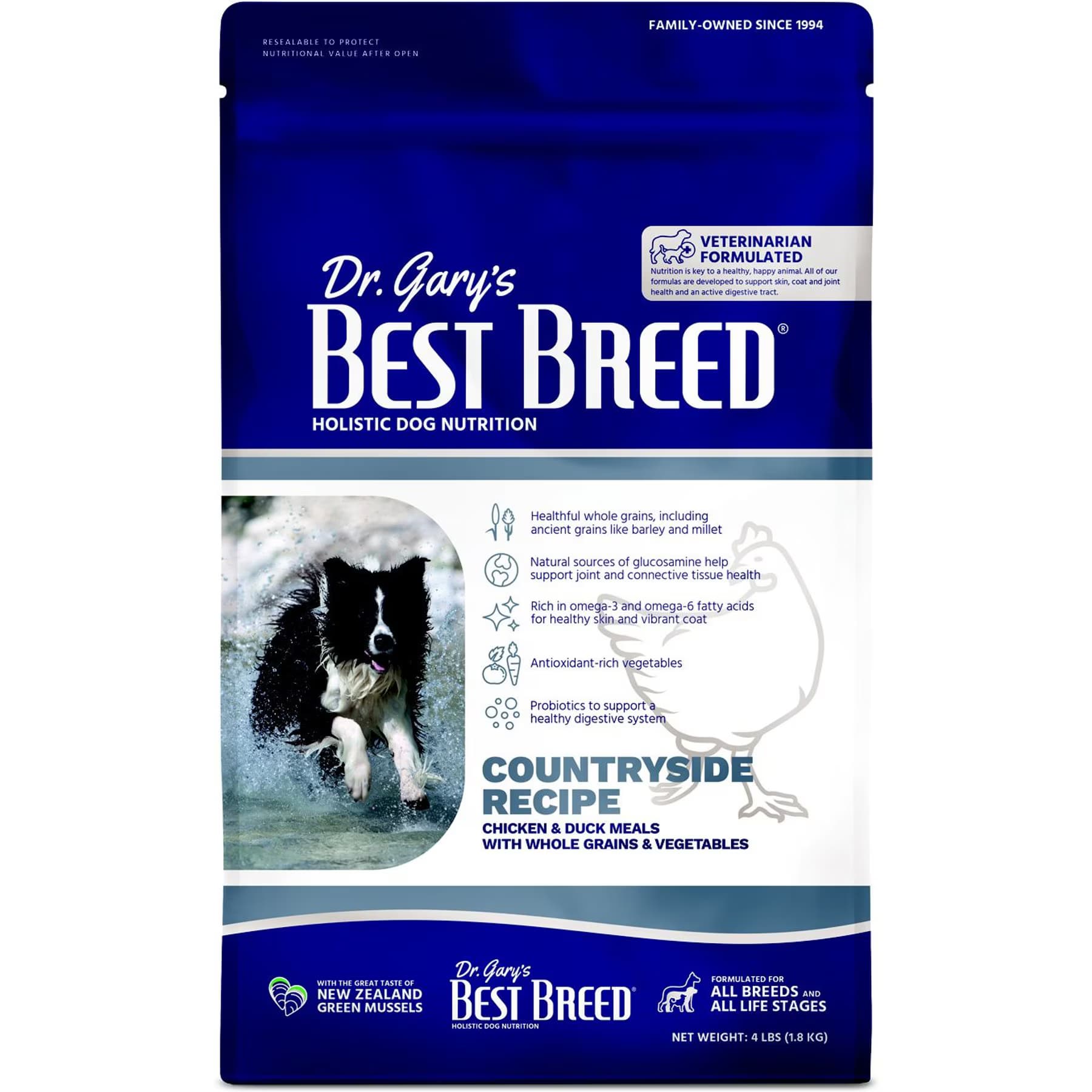 Dr. Gary's Best Breed Dr. Gary’s Best Breed Countryside Recipe Chicken & Duck Meals Dry Dog Food