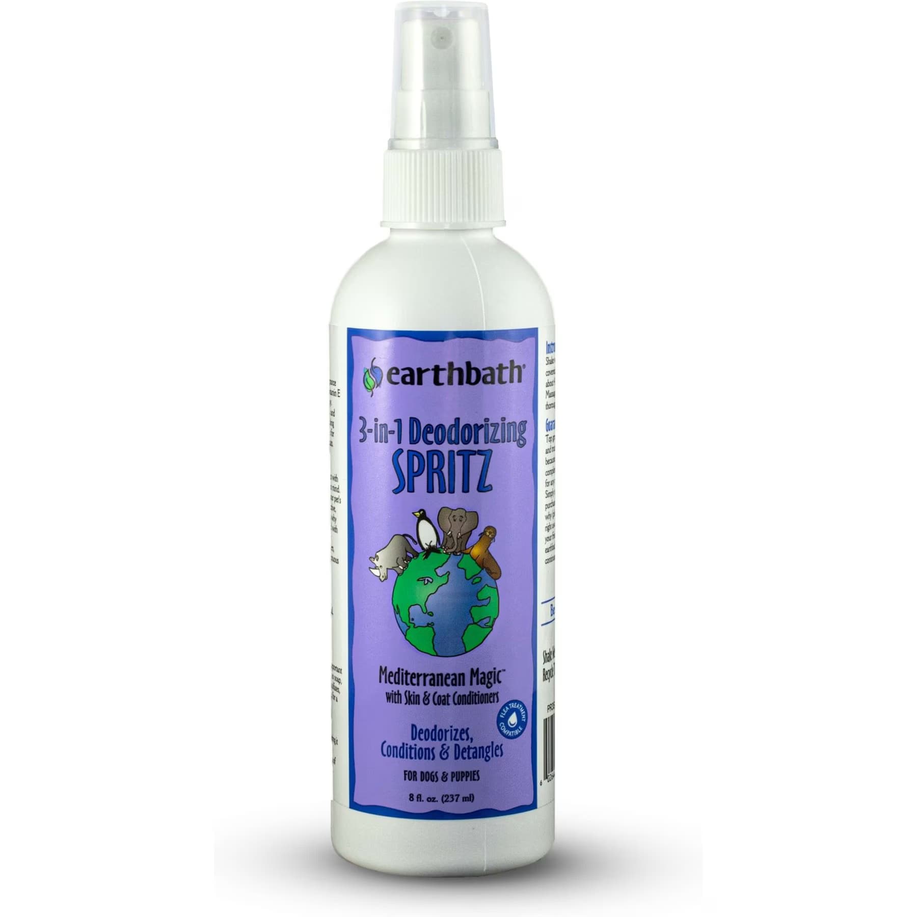 Earthbath Earthbath Deodorizing Mediterranean Magic Rosemary Spritz for Dogs, 8-fl oz bottle
