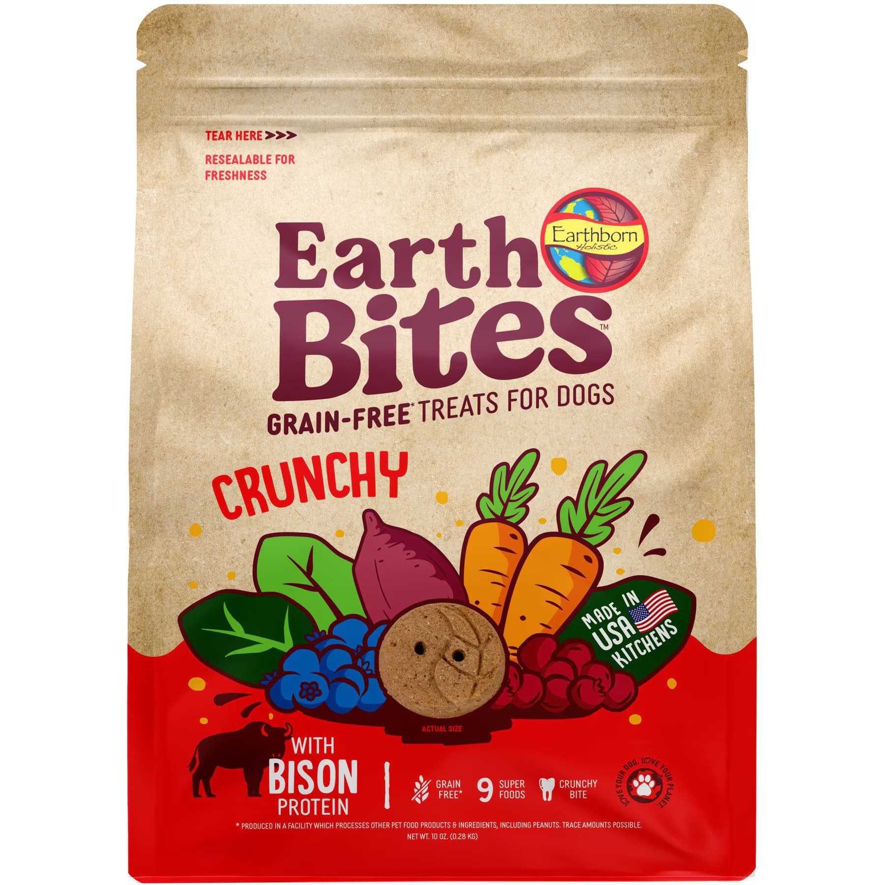 Earthborn Holistic Earthborn Holistic Bison Flavored Crunchy Dog Treats