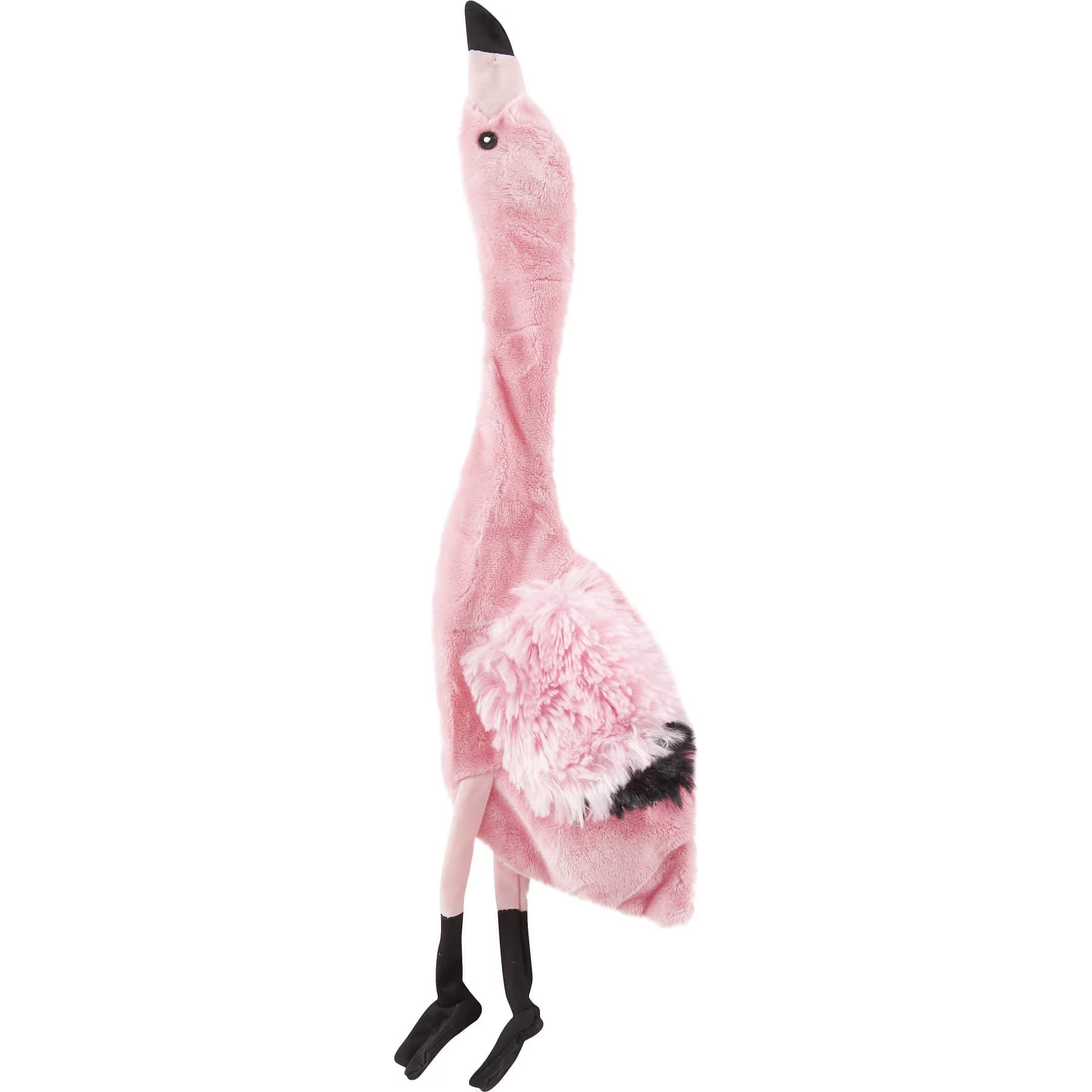 Ethical Pet Ethical Pet Skinneeez Exotic Series Pink Flamingo Stuffing-Free Squeaky Plush Dog Toy