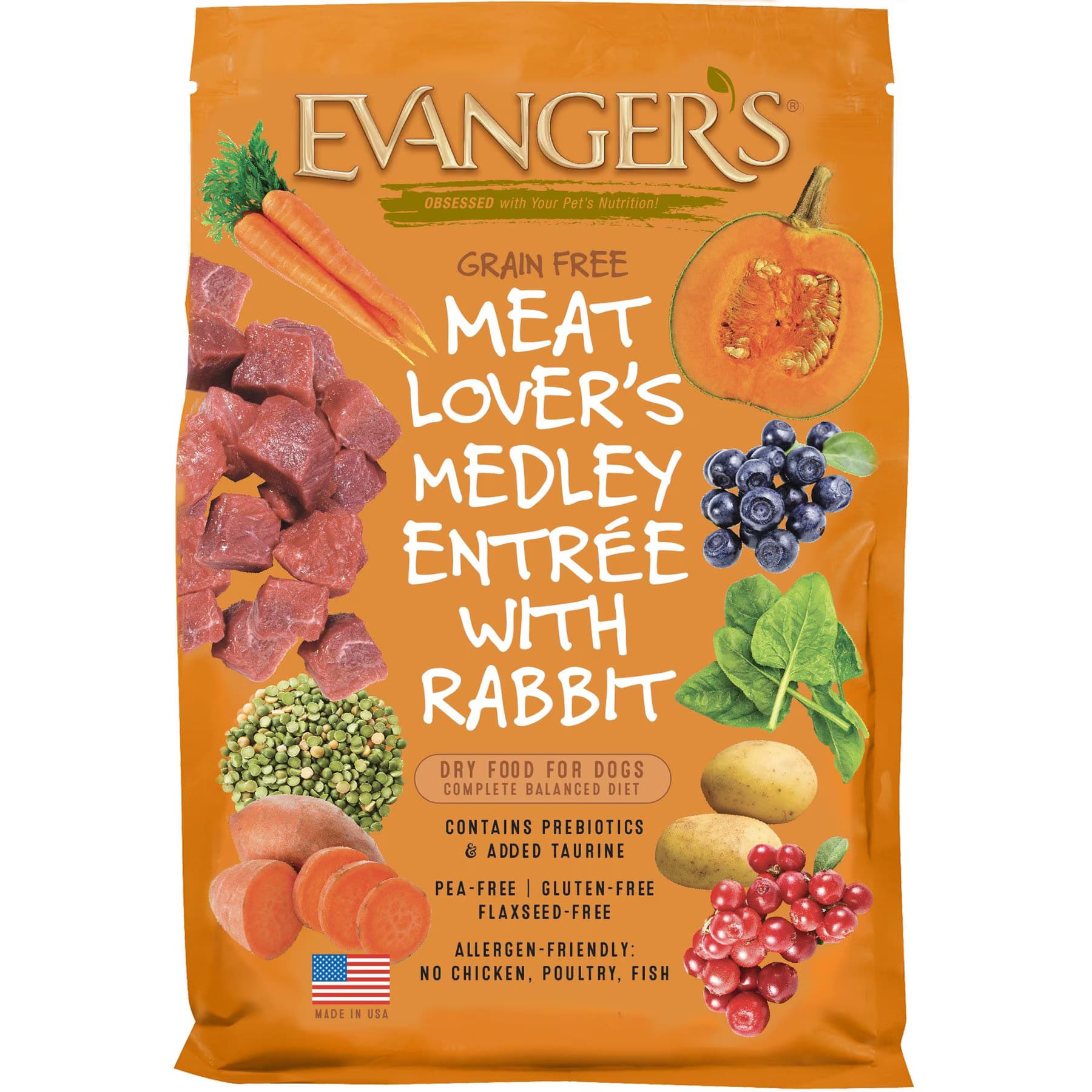 Evanger's Evanger’s Meat Lover’s Medley with Rabbit Grain-Free Dry Dog Food