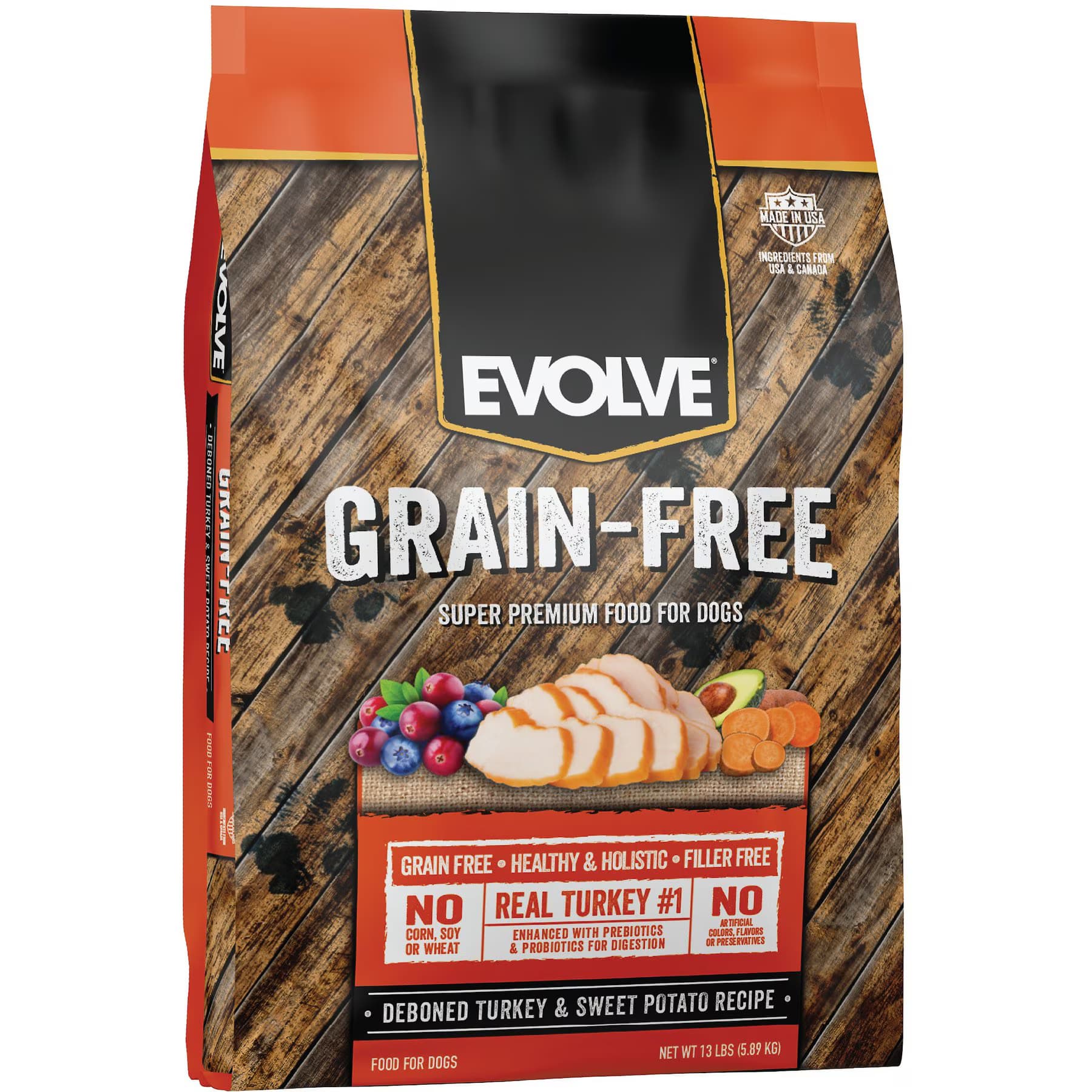 Evolve Evolve Deboned Grain-Free Turkey & Sweet Potato Recipe Dry Dog Food