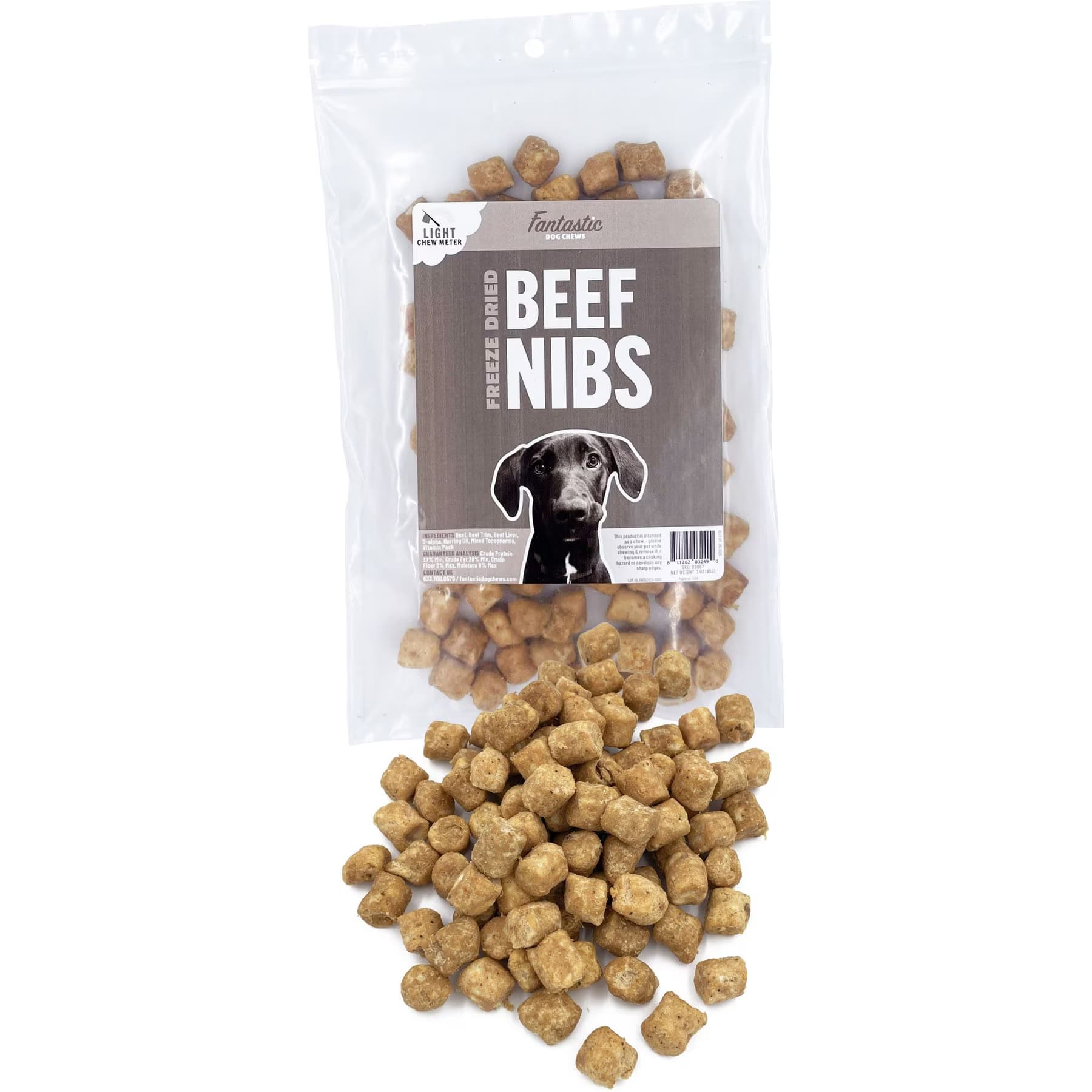 Fantastic Dog Chews Fantastic Dog Chews Freeze-Dried Beef Nibs Dog Treats
