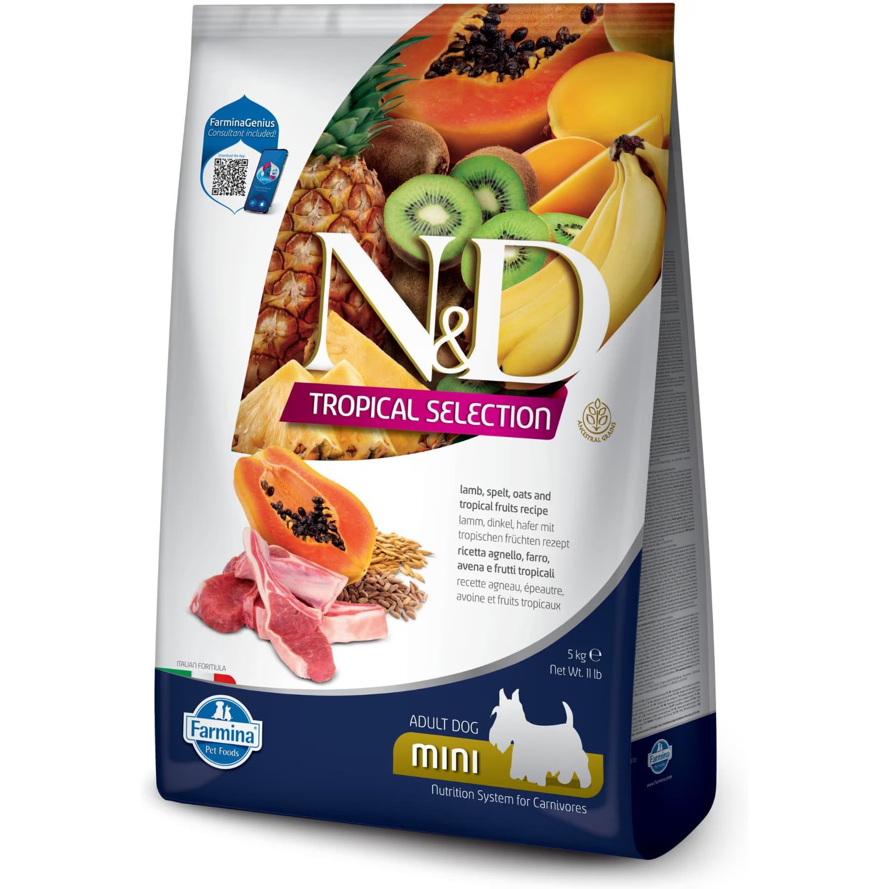 Farmina N&D Tropical Selection Lamb Adult Mini Dry Dog Food — view 2