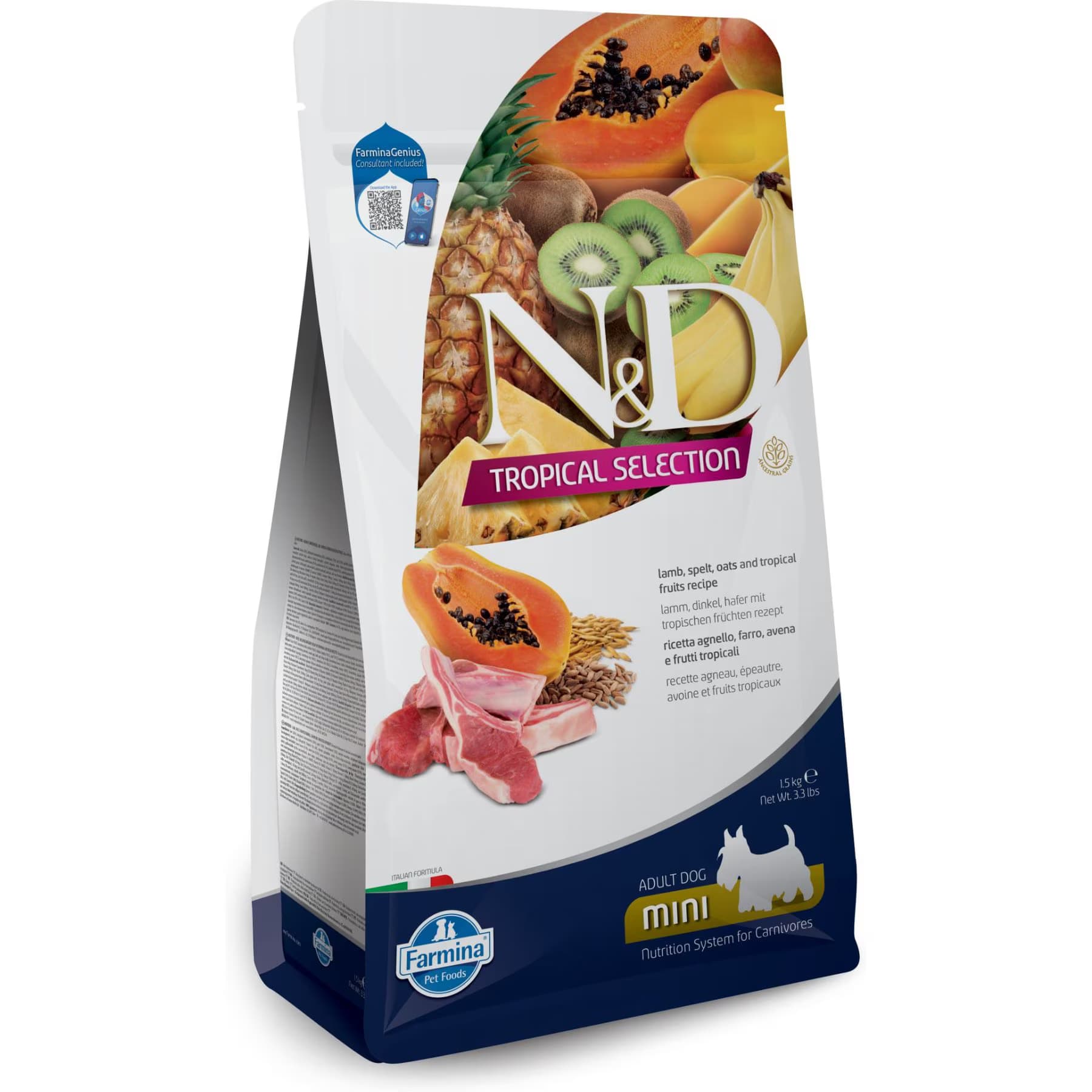 Farmina Farmina N&D Tropical Selection Lamb Adult Mini Dry Dog Food