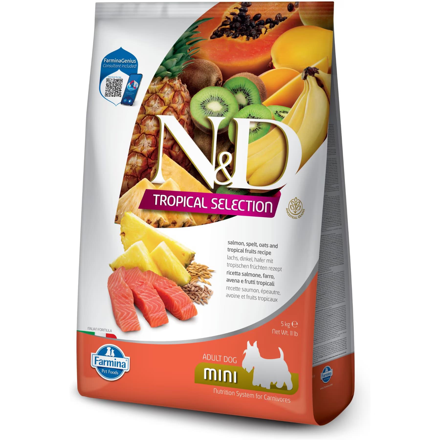 Farmina Farmina N&D Tropical Selection Salmon Adult Mini Dry Dog Food