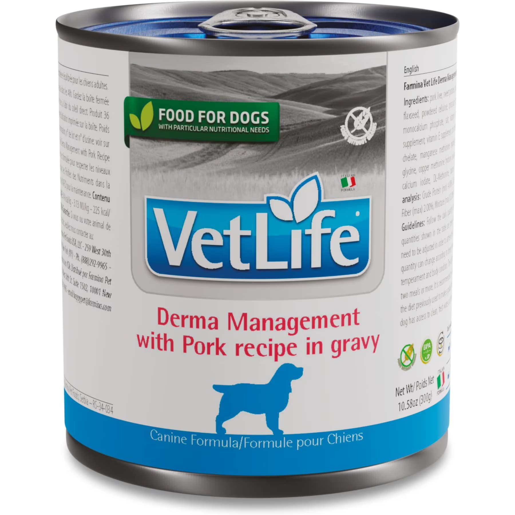 Farmina Vet Life Farmina Vet Life Derma Management Pork Canine Wet Dog Food
