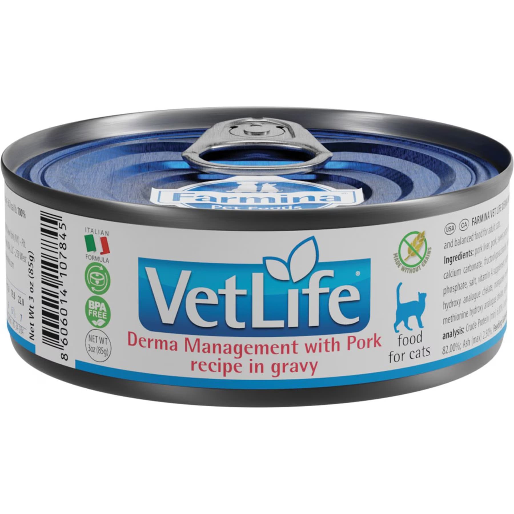 Farmina Vet Life Farmina Vet Life Derma Management Pork Feline Wet Cat Food