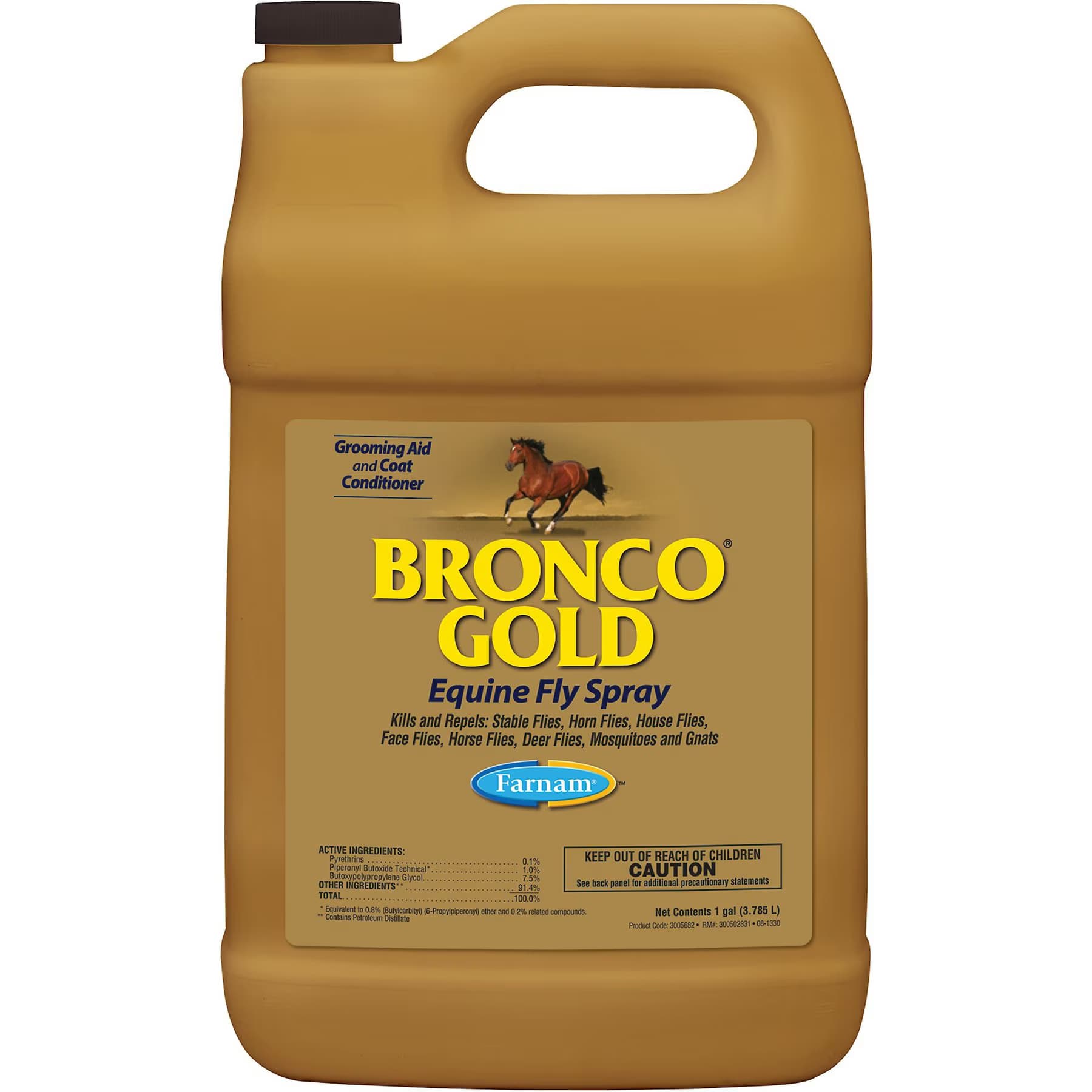 Farnam Bronco Gold 2-in-1 Fly Horse Spray & Coat Conditioner, 1-qt bottle — view 4
